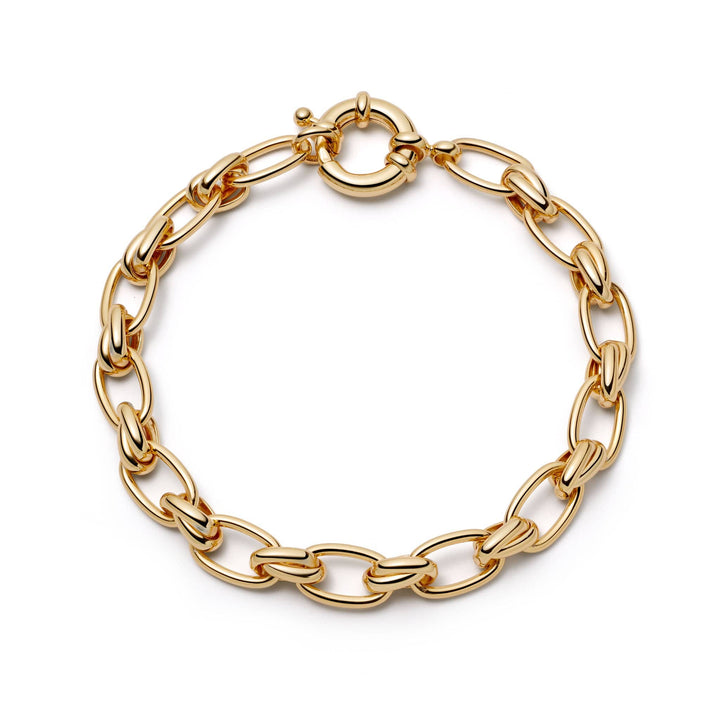 polly-sayer-vintage-link-chain-bracelet-18ct-gold-plated-daisy-london