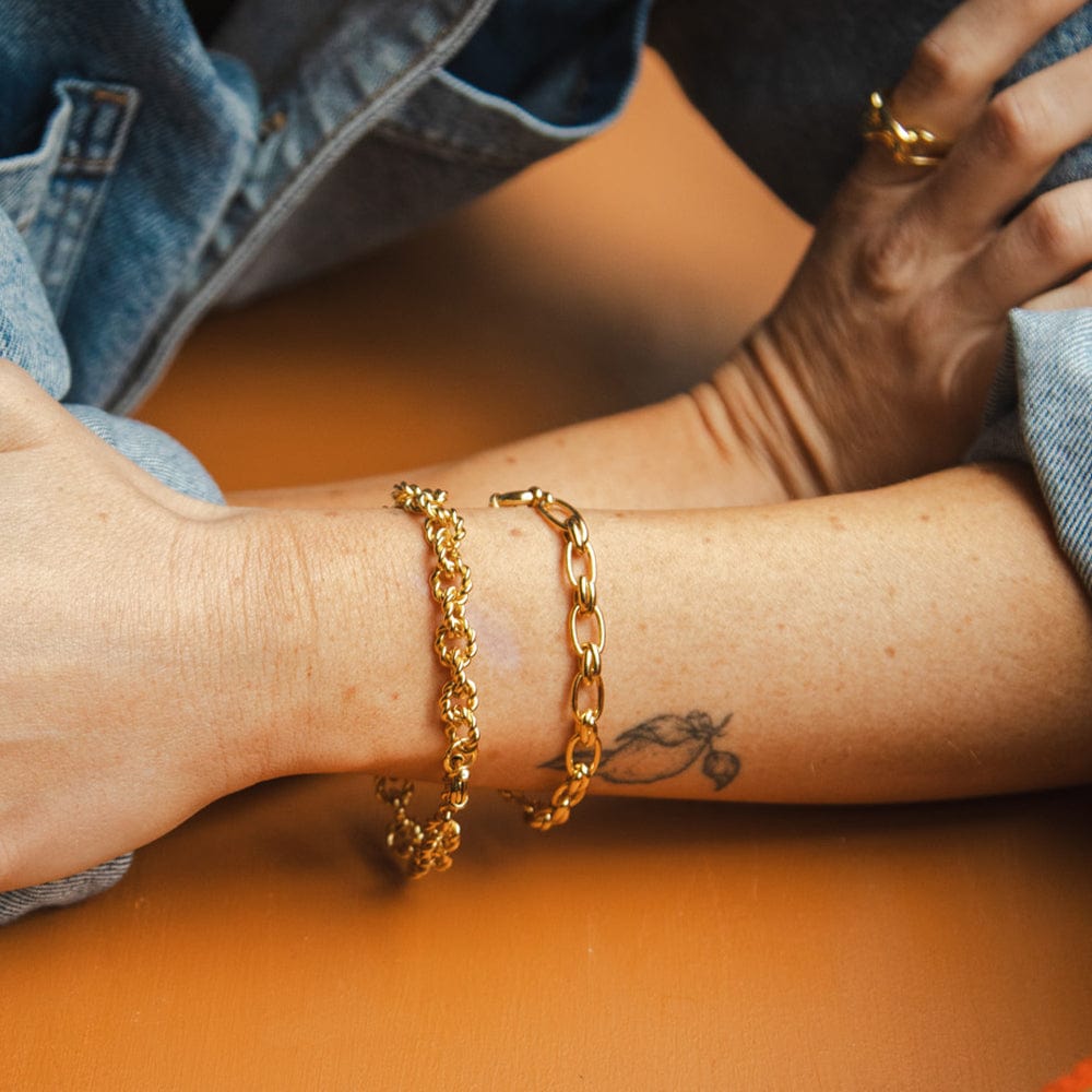 polly-sayer-vintage-link-chain-bracelet-18ct-gold-plated-daisy-london