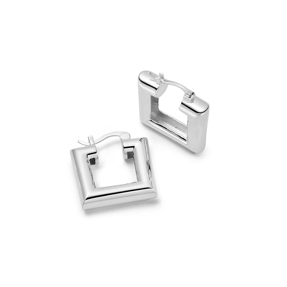 polly-sayer-mini-chubby-square-hoop-earrings-silver-plated-daisy-london