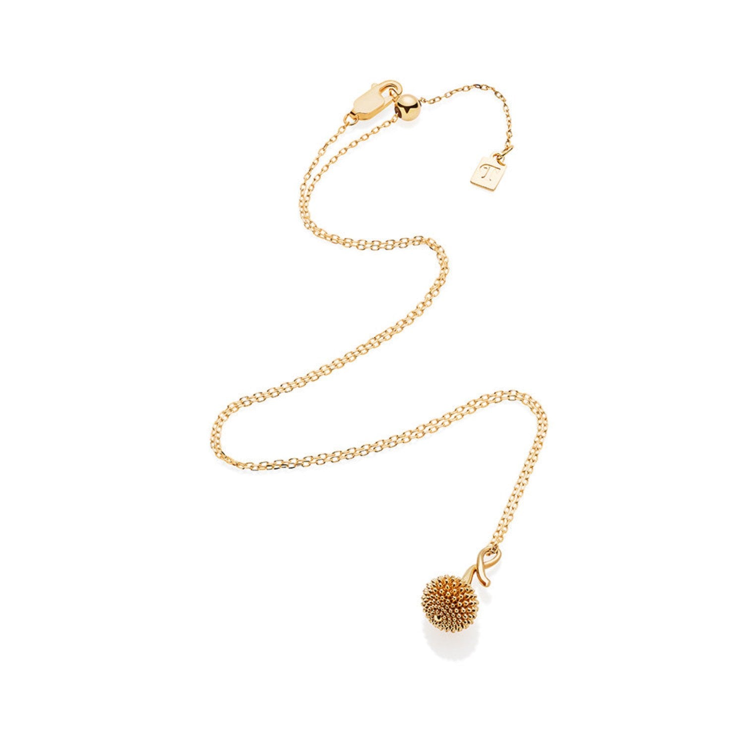 Pom Pom Pendant Necklace - Gold Vermeil