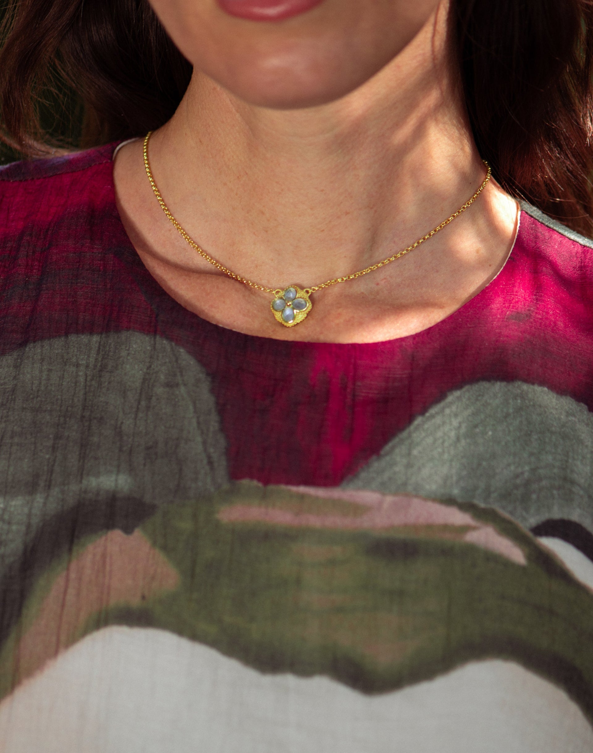 Poppy Necklace In Tanzanite