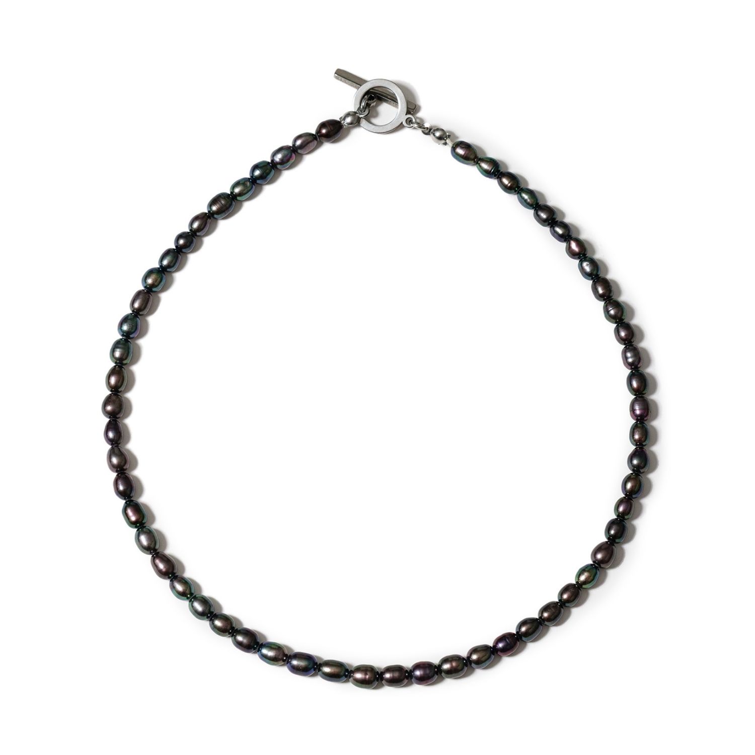 Portofino Necklace With Dark Freshwater Pearls