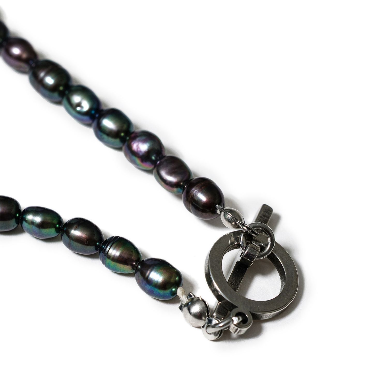 Portofino Necklace With Dark Freshwater Pearls