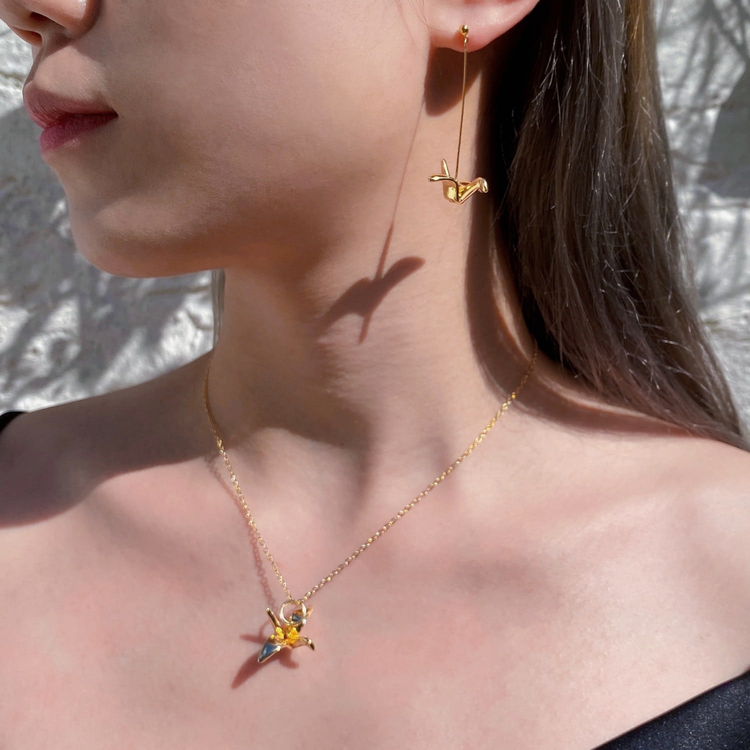 Origami Cranes Necklace