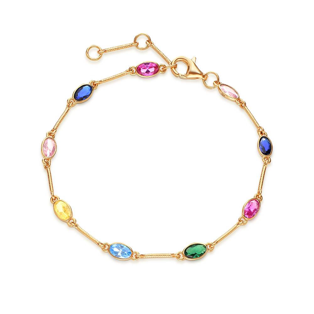 Prism Multi-Stone Bracelet in Vermeil