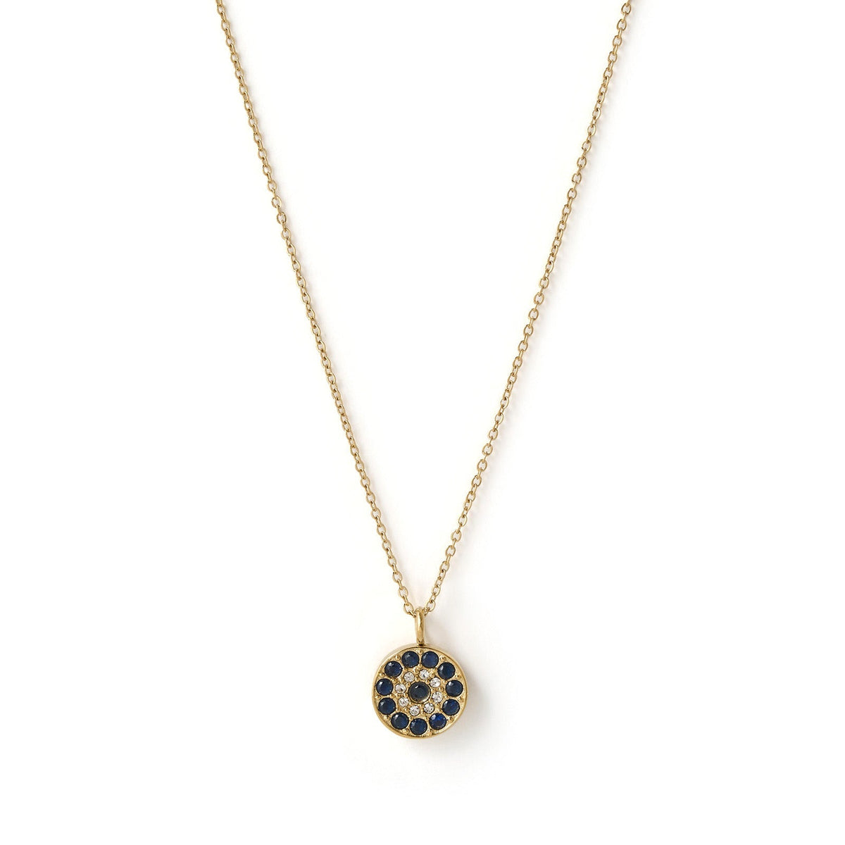 Protective Eye Charm Gold Necklace