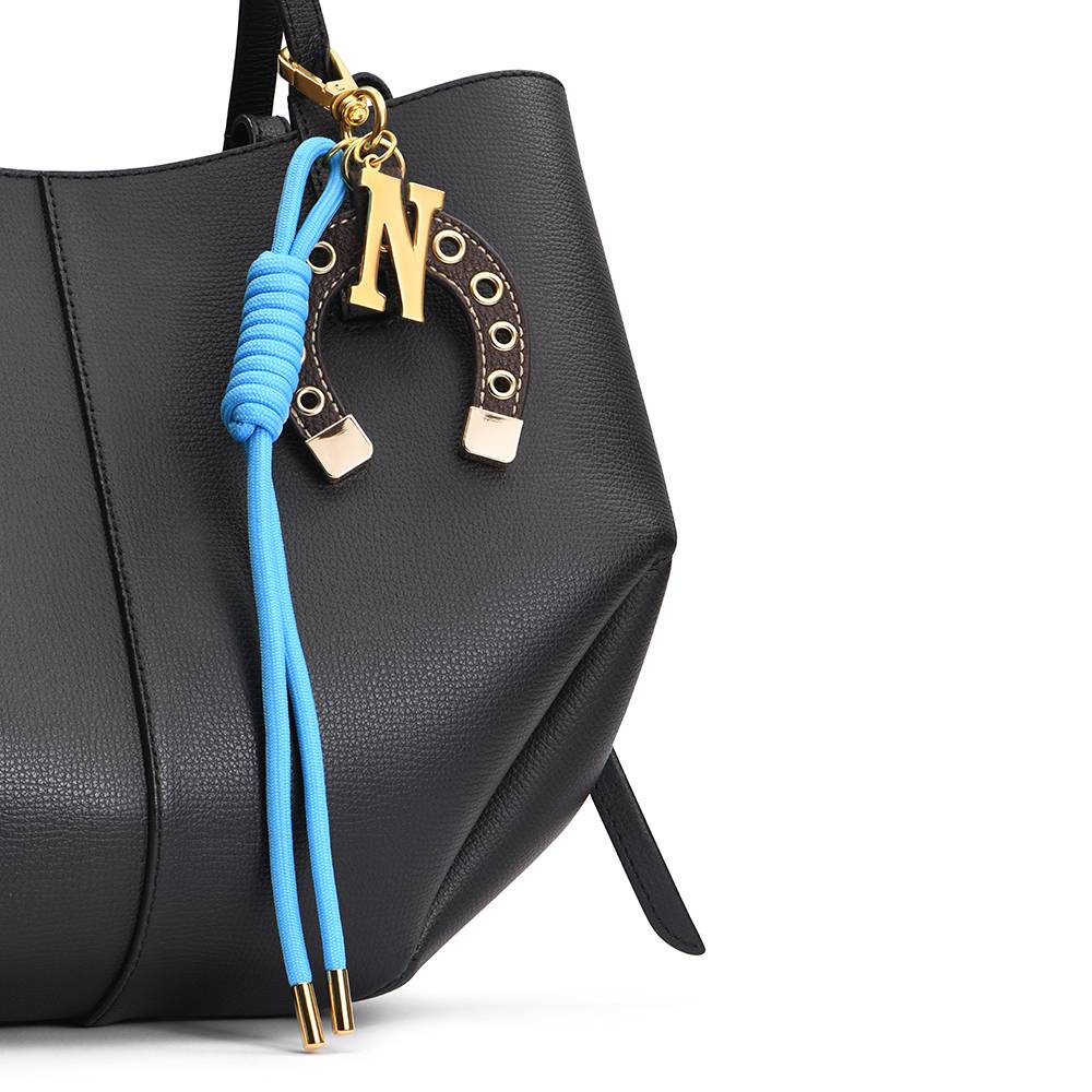 Fortune Found Horseshoe Initial Bag Charm