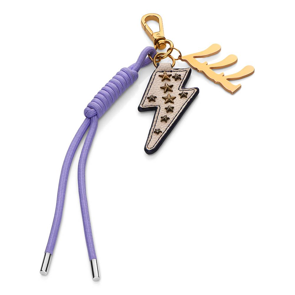 Electric Energy Angel Number Bag Charm