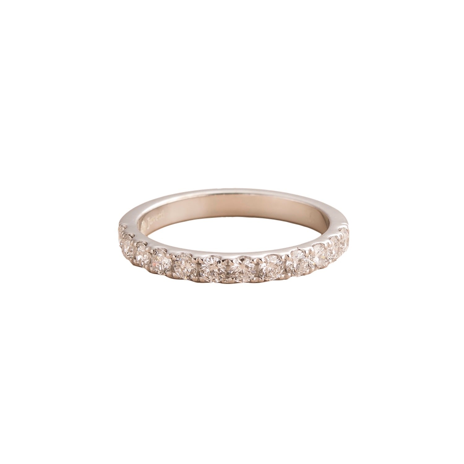 Salto Ring In Diamonds Set With White Gold