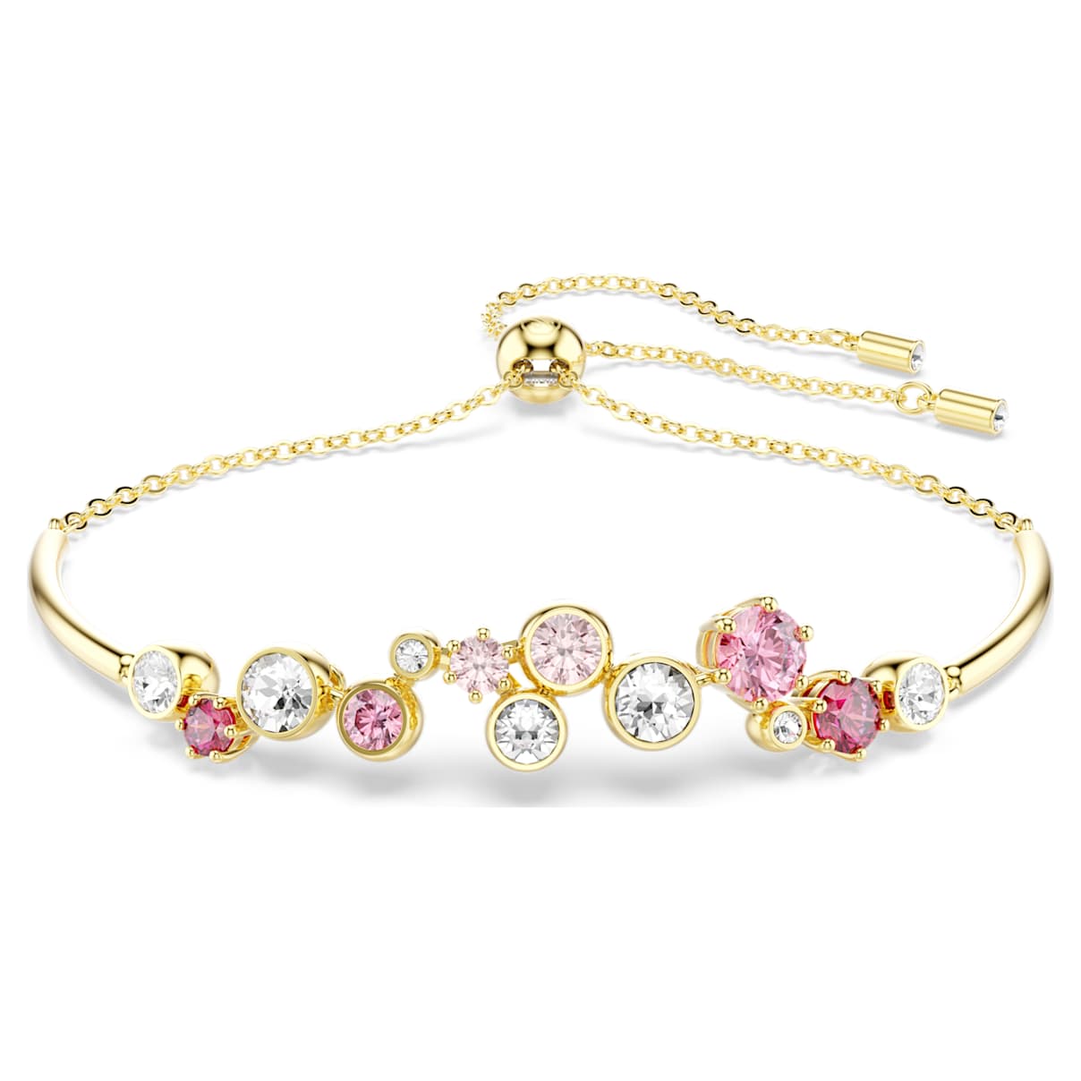 CONSTELLA BRACELET MIXED CUTS MULTICOLORED GOLD TONE PLATED