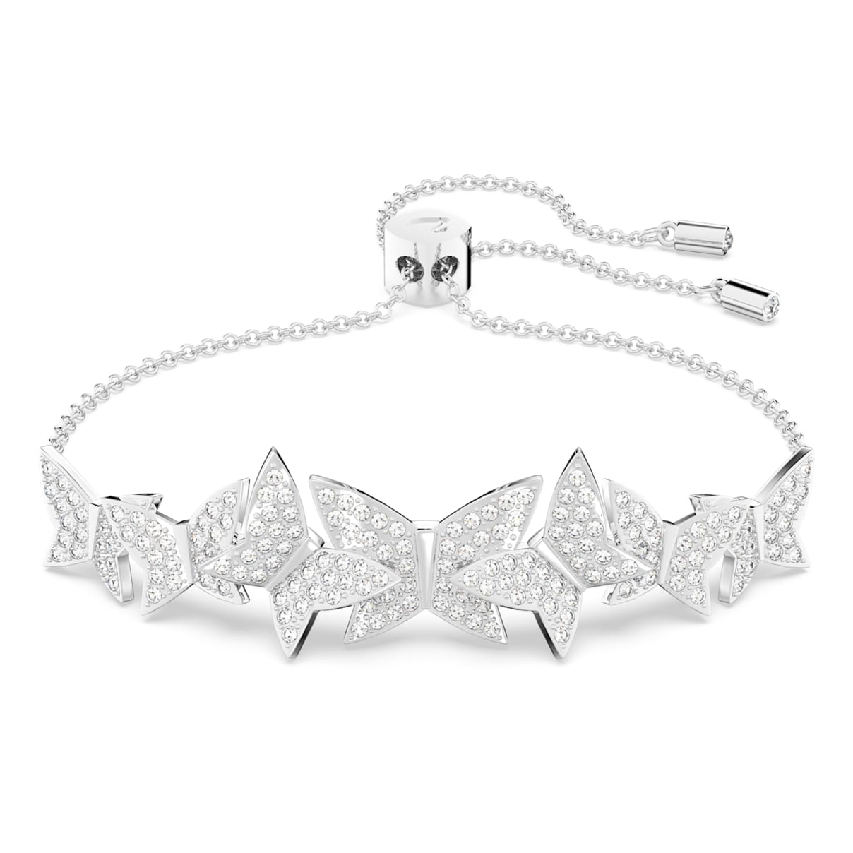 IDYLLIA LILIA BRACELET BUTTERFLY WHITE RHODIUM PLATED