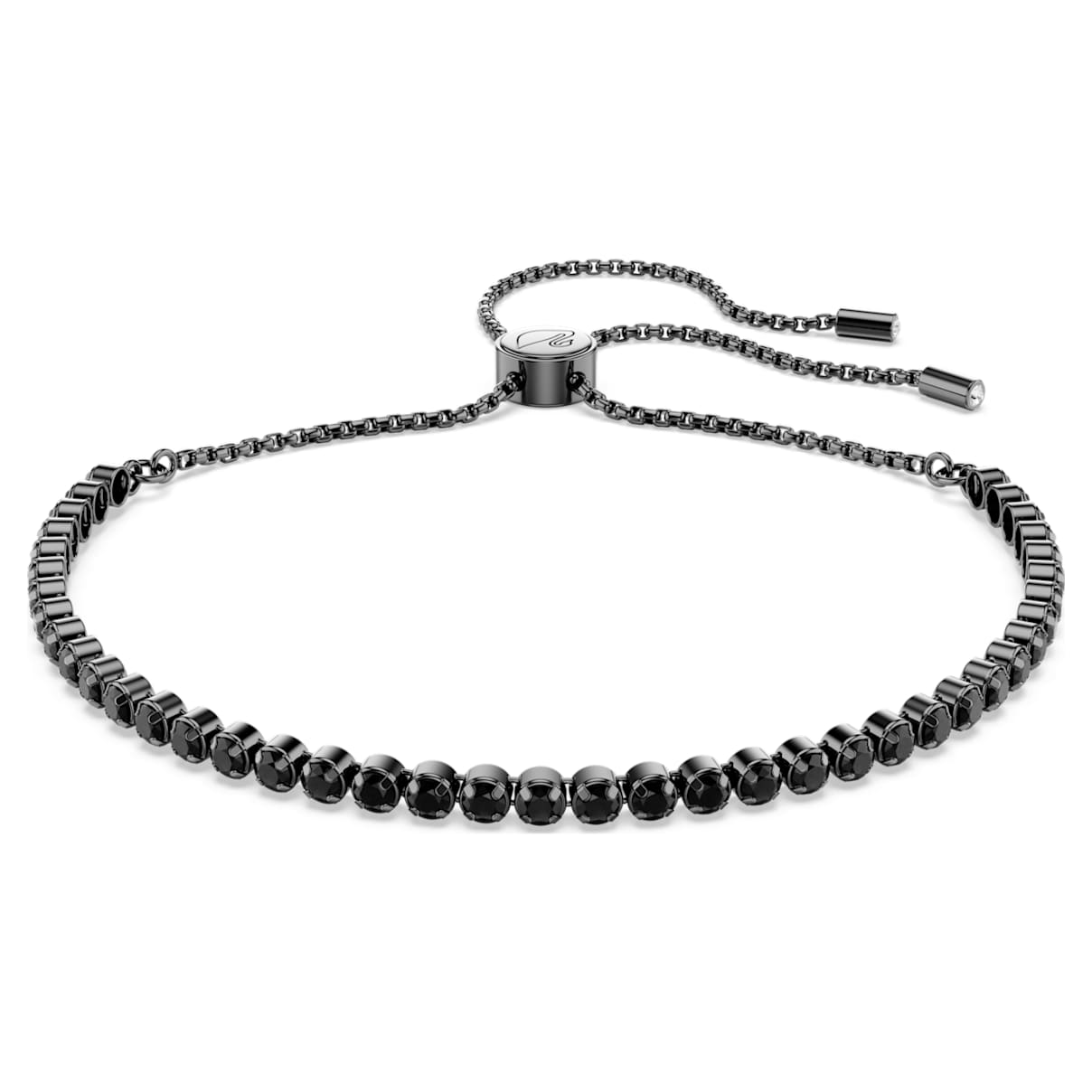 MATRIX BRACELET MIXED ROUND CUTS BLACK RUTHENIUM PLATED