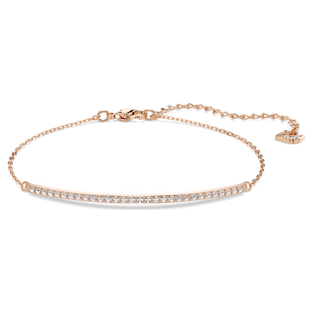 ONLY BRACELET WHITE ROSE GOLD TONE PLATED