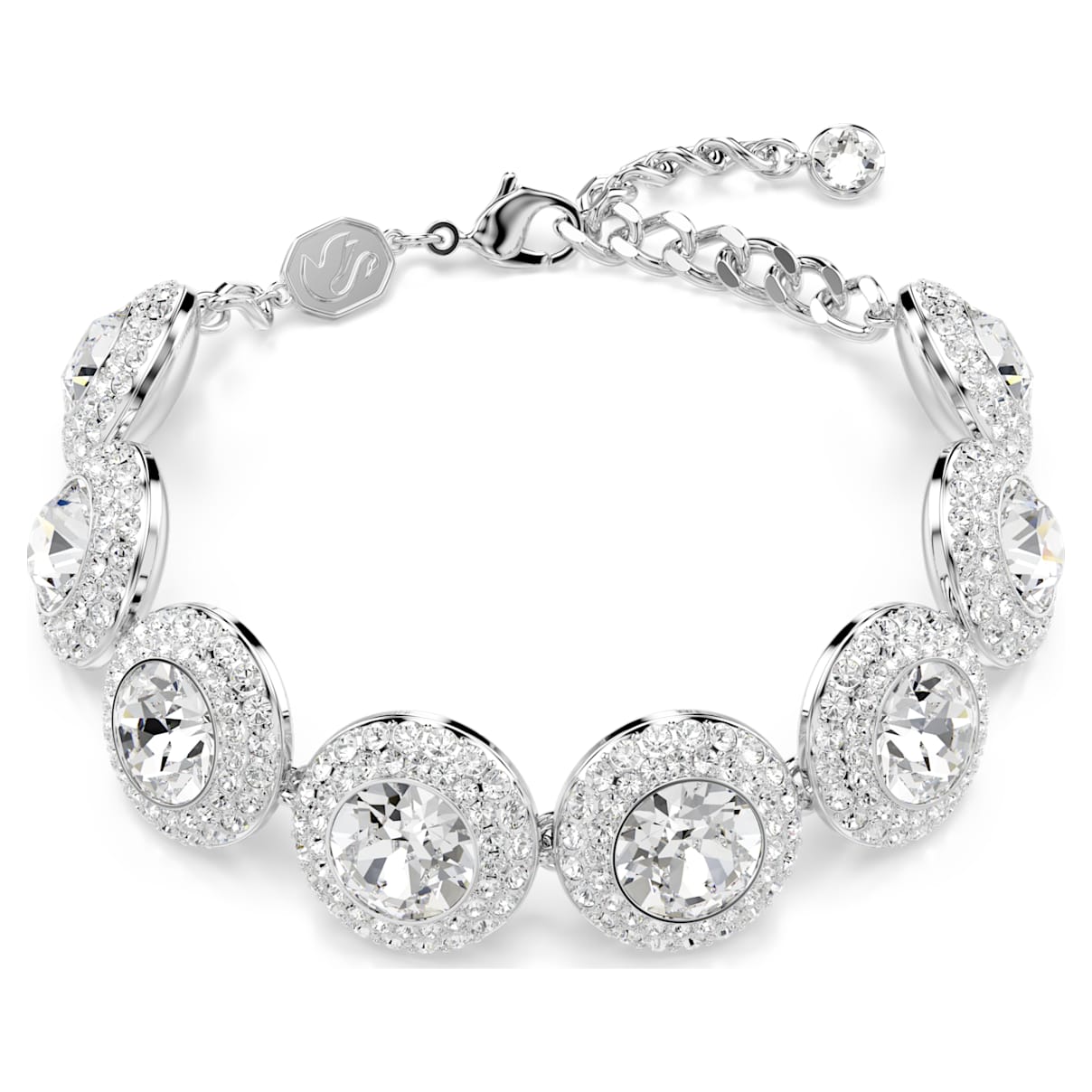 UNA ANGELIC BRACELET WHITE RHODIUM PLATED
