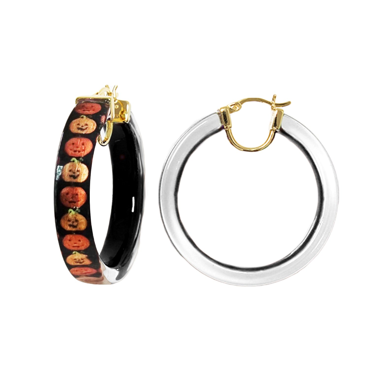 Pumpkins Hoop Earrings