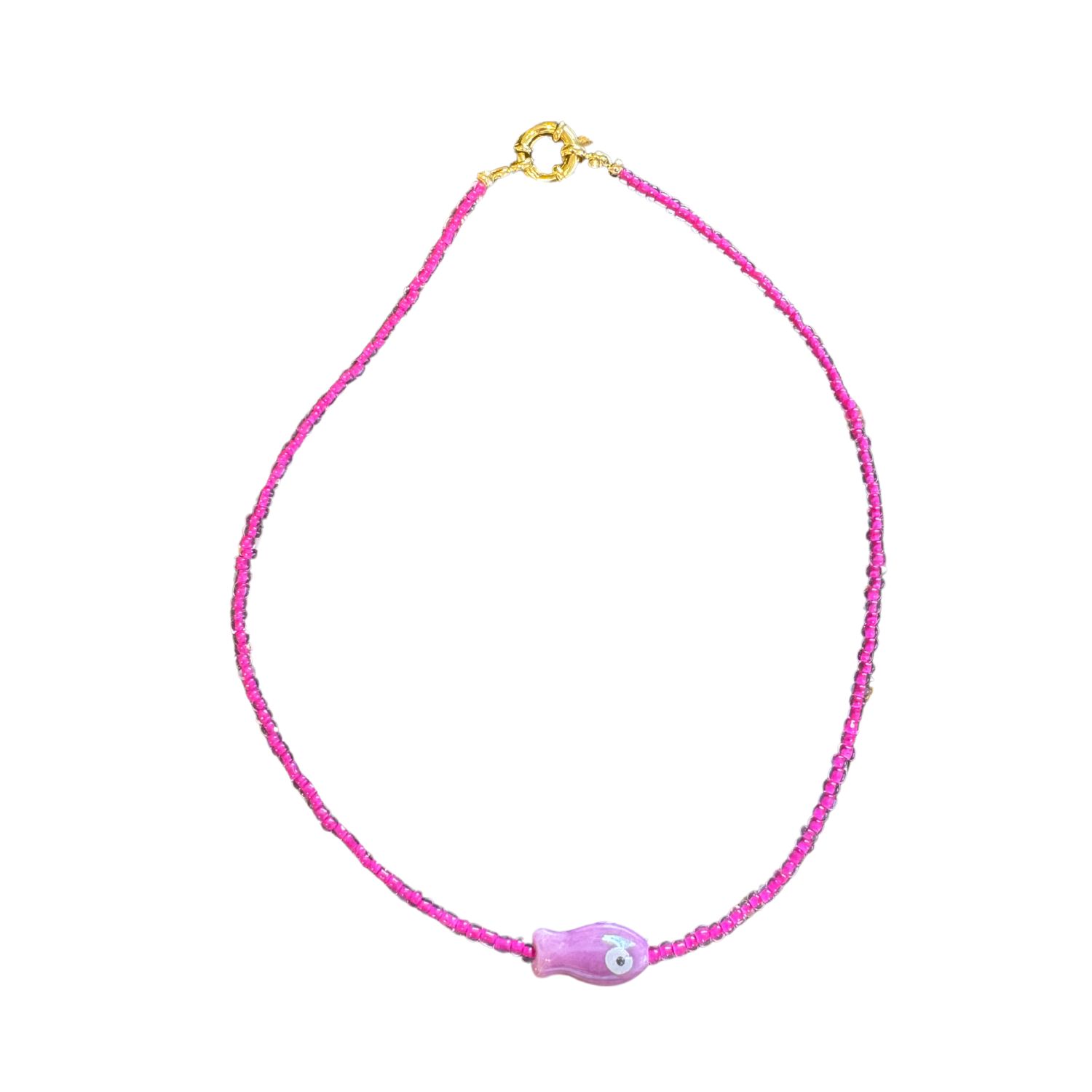 Purple Catch Of The Day Necklace