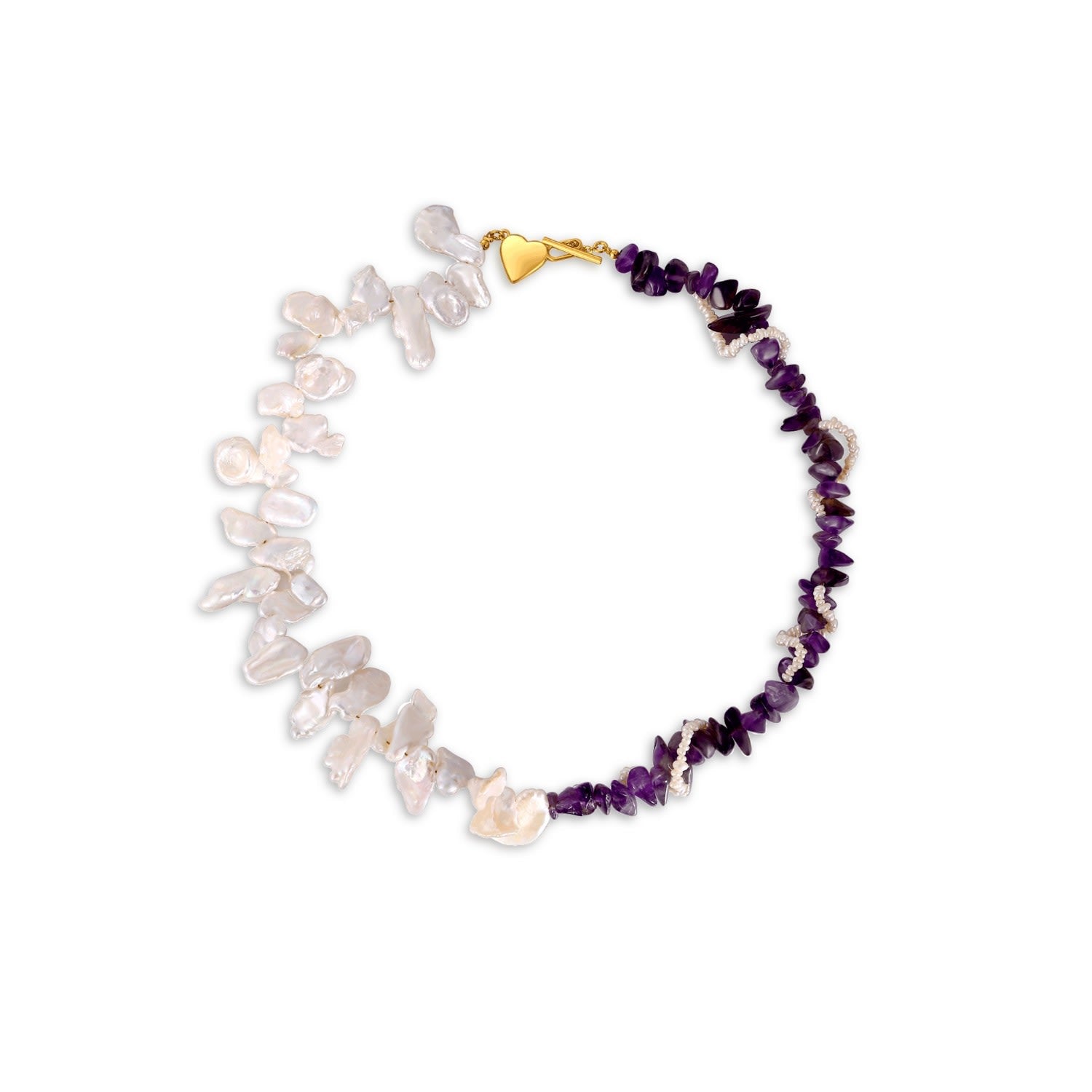 Purple Crystal Mermaid Necklace