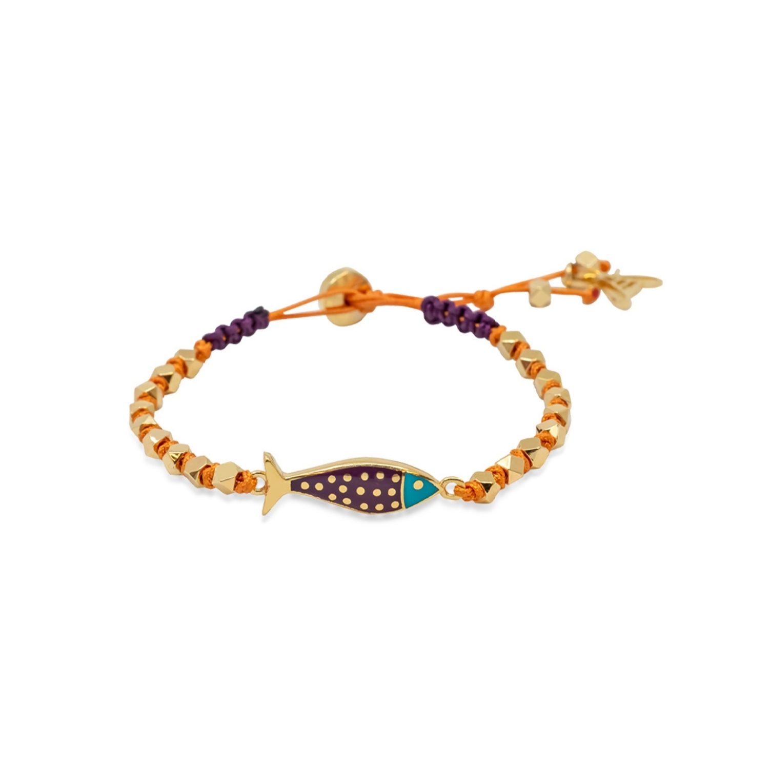 Purple Fish - Adjustable Bracelet