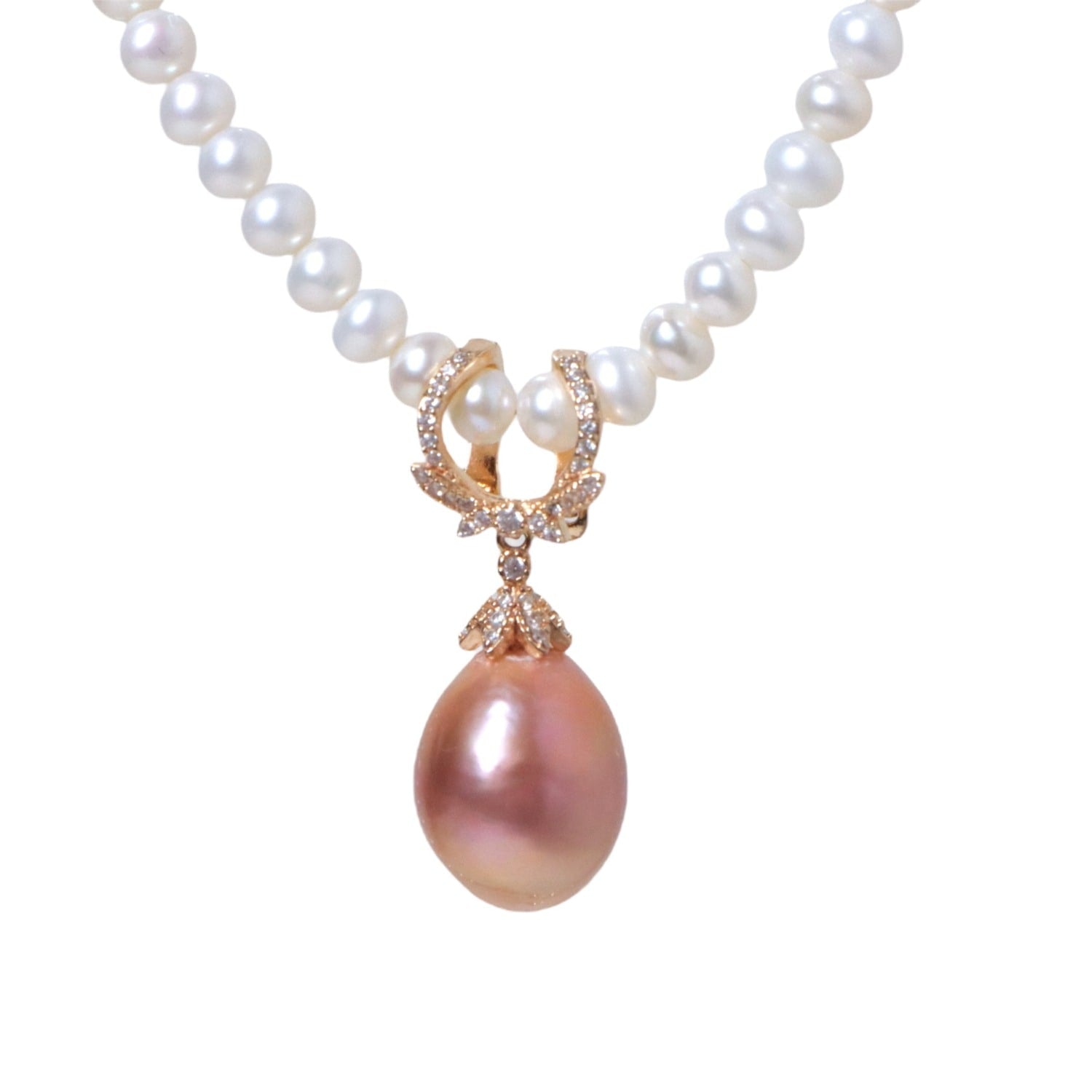 Purple Luxe Pearl Pendant Necklace