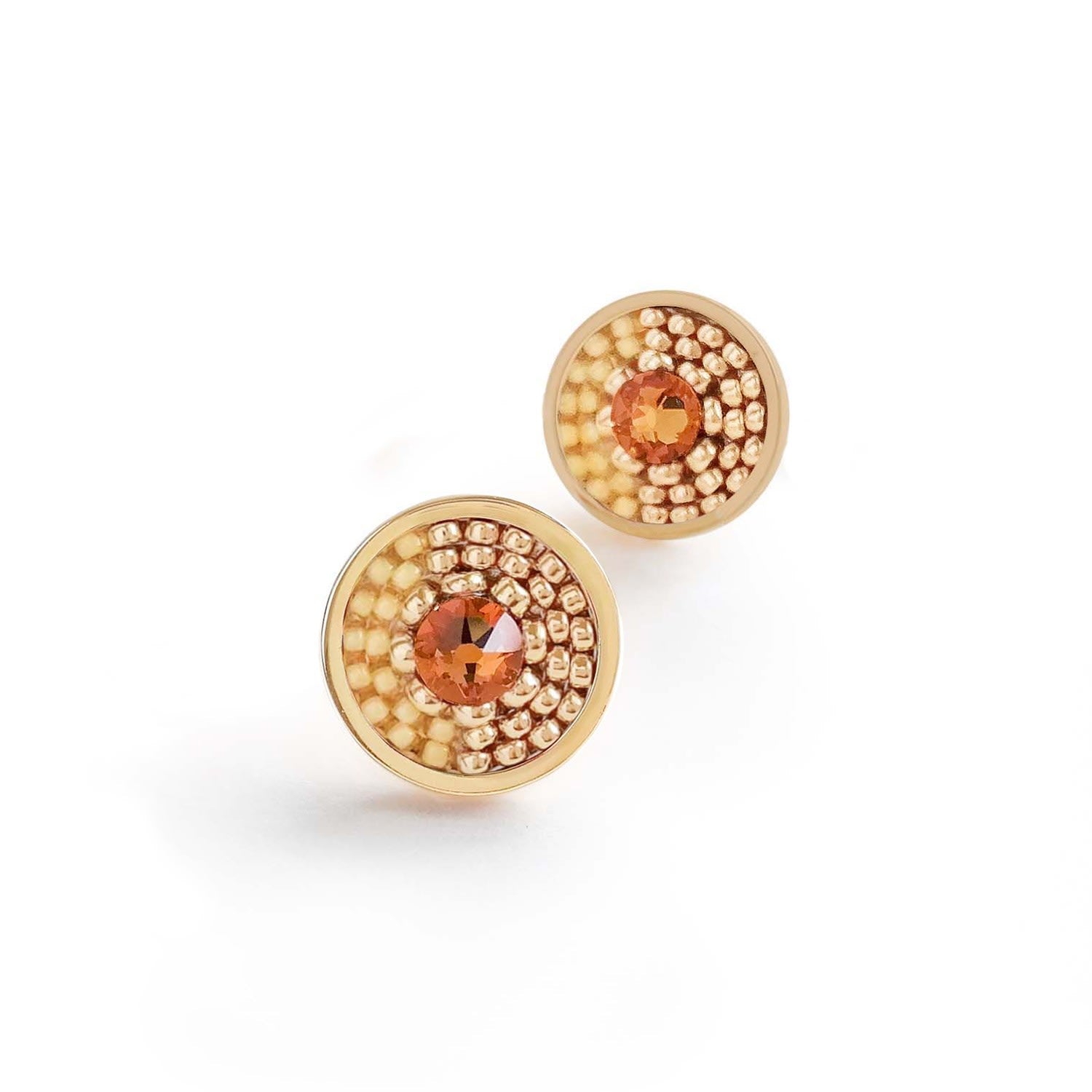 Infinity Stud Earrings - Pollen