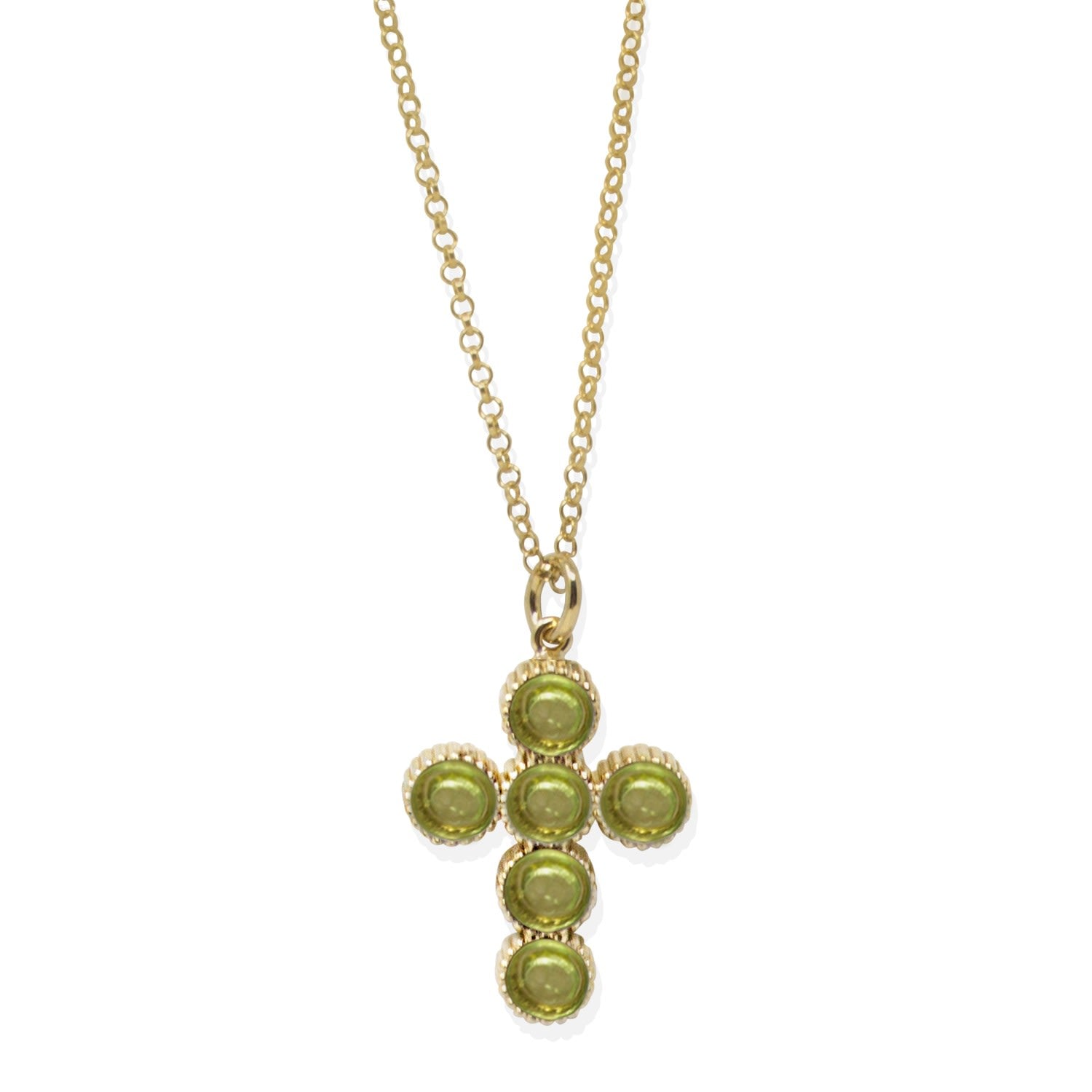 Hope Gold-Plated Peridot Necklace