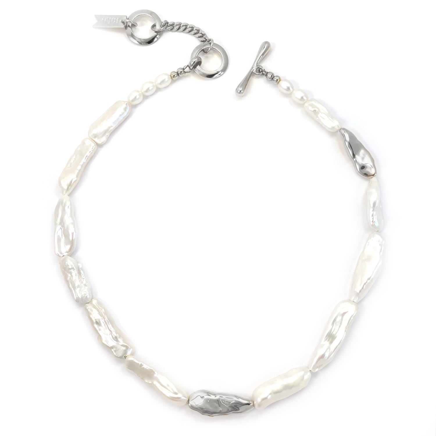 Elle Pearl Collar Silver
