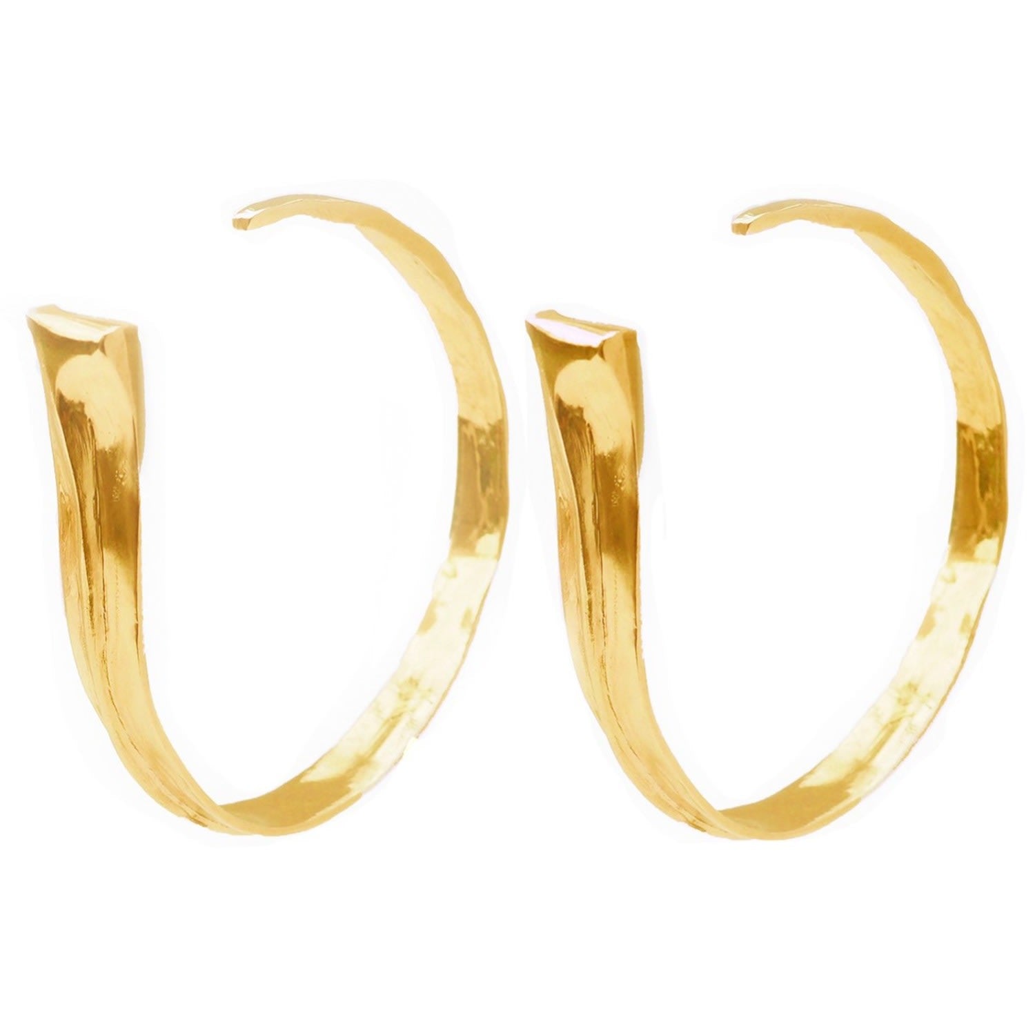 Fortitude Statement Hoops - Gold