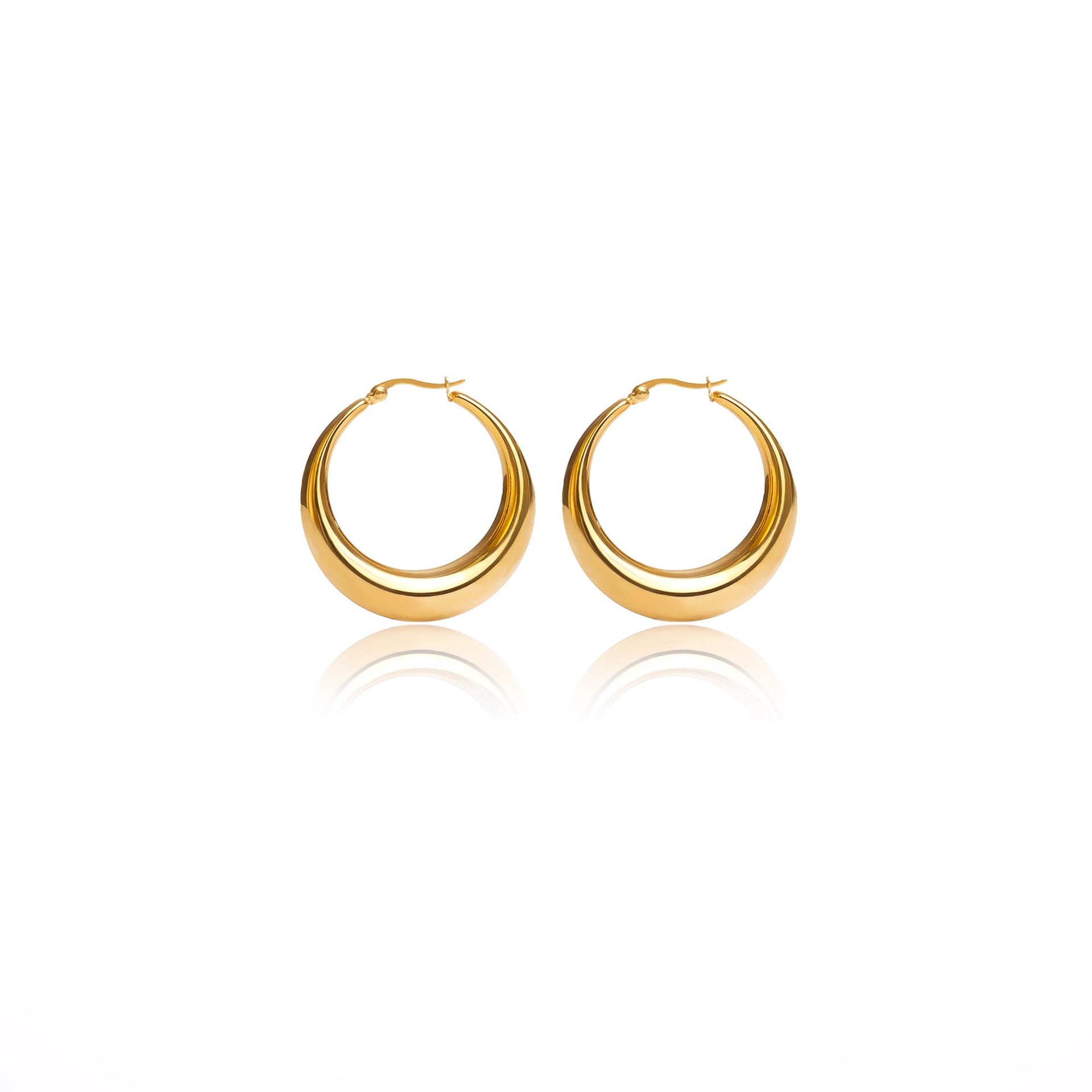 Sand Hoop Earrings