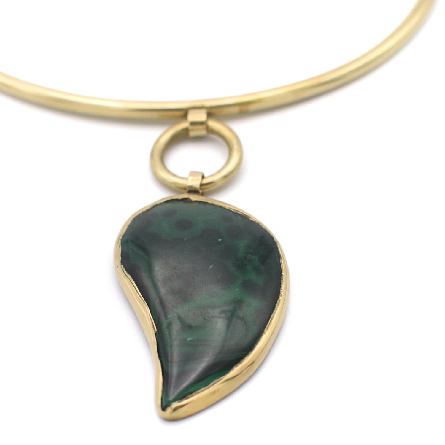 Kijani Malachite Lunar Choker