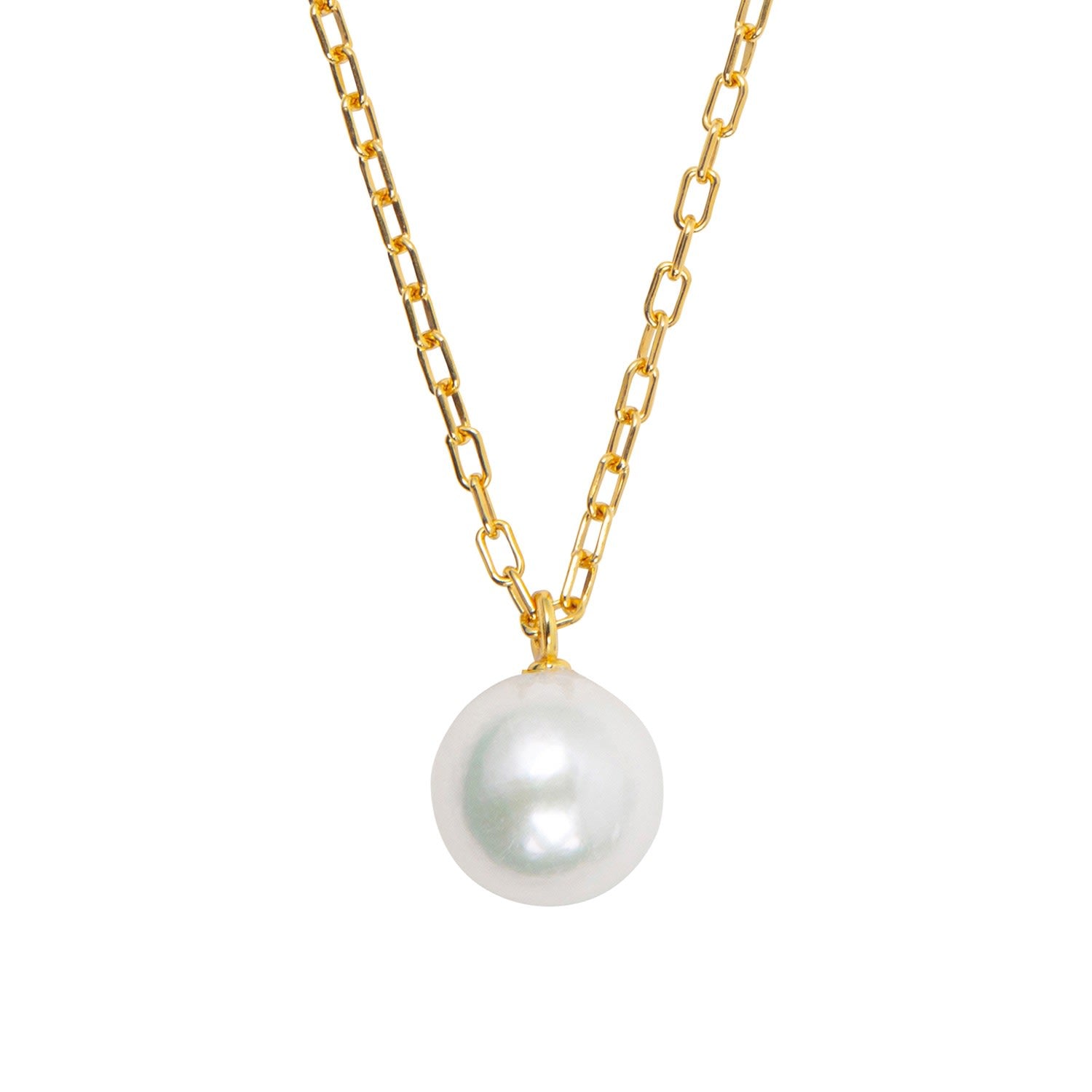 Orbia X L Pearl Pendant - Gold