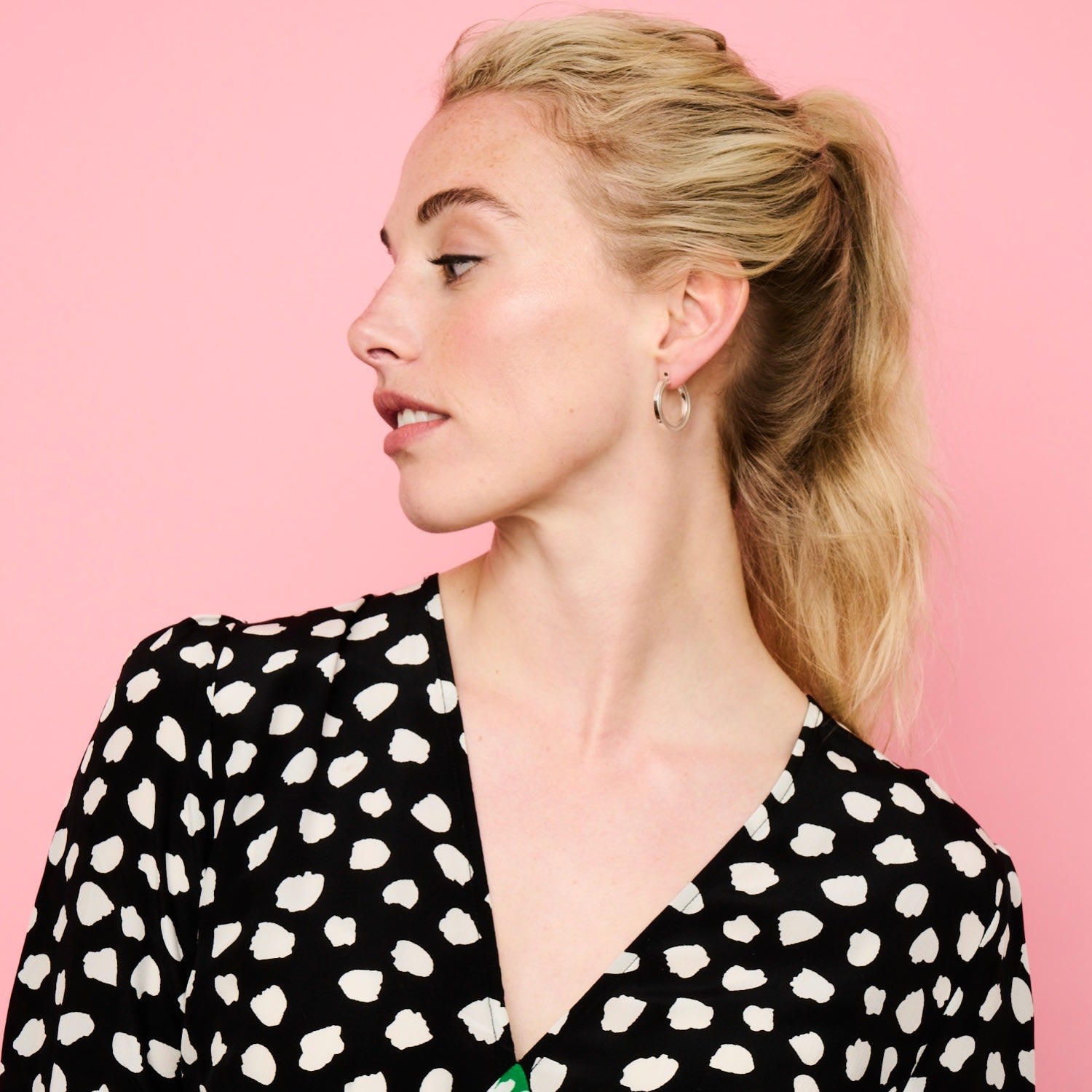 Small Double Hoops - Silver