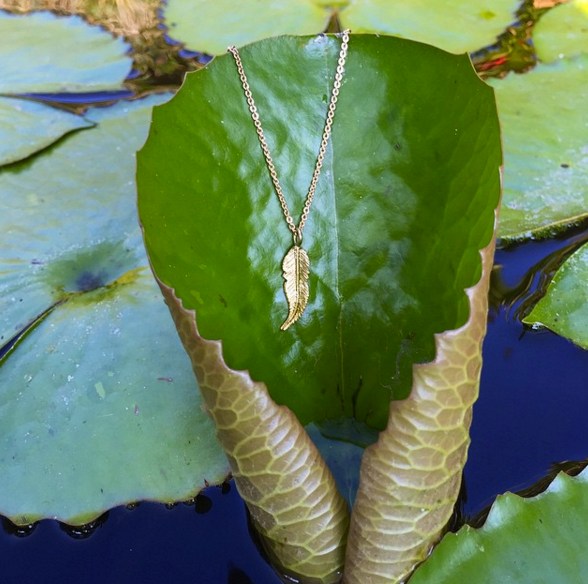 Necklace Feather