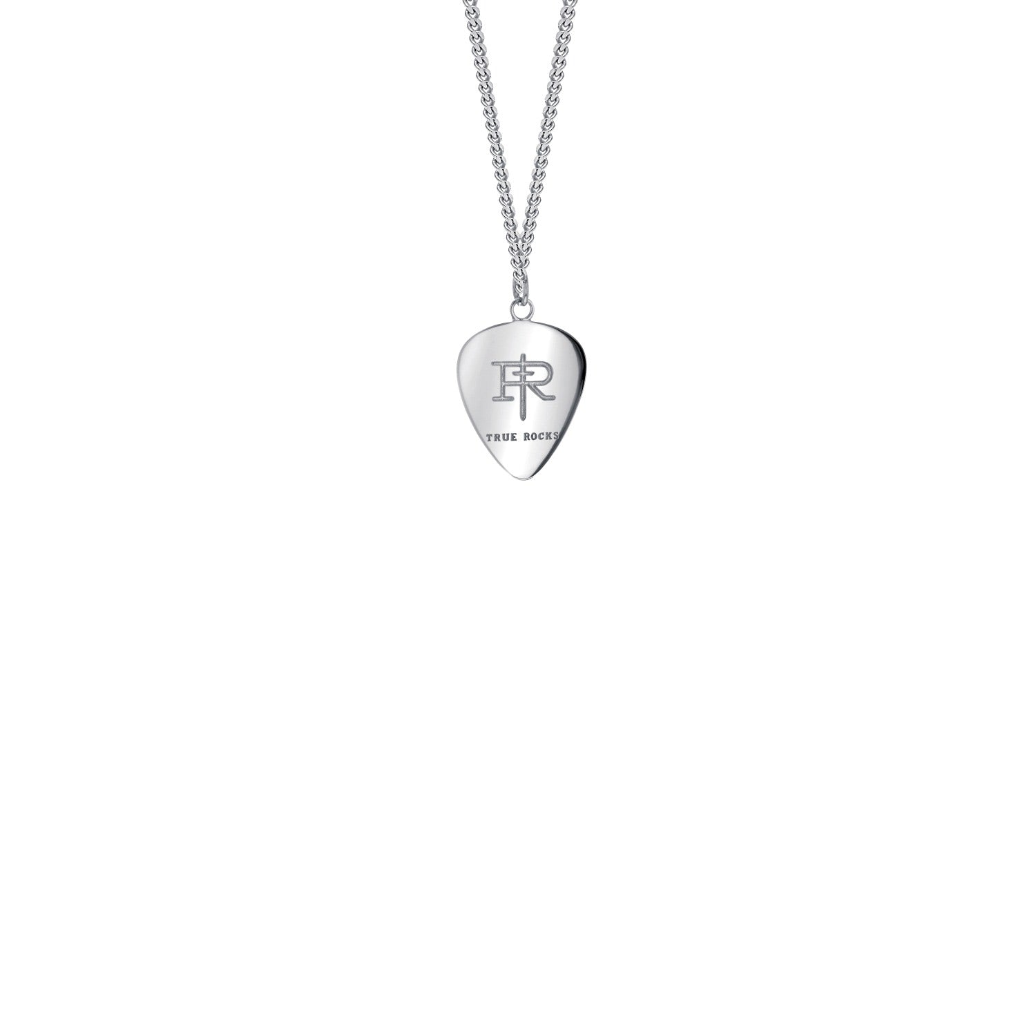 Mini Sterling Silver Plectrum Pendant