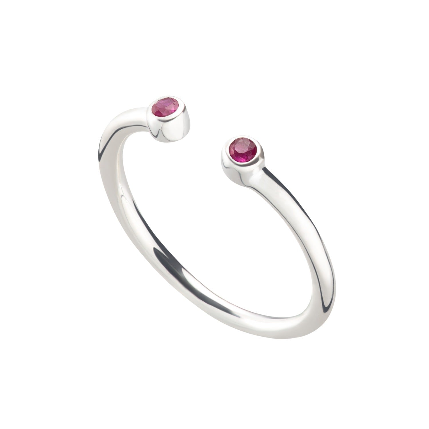 July Birthstone Open Style Ring - Ruby