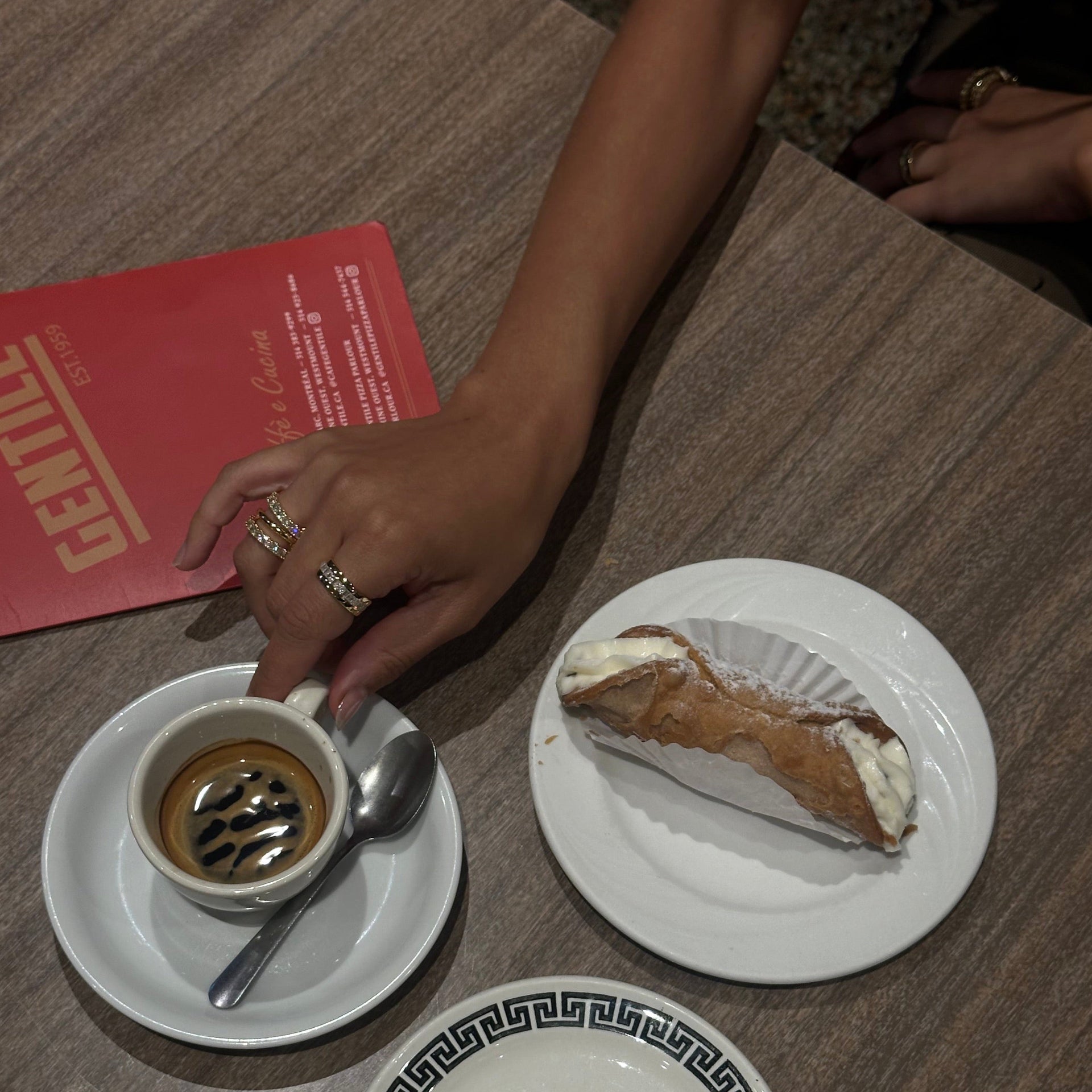 Square & Baguette Ring Gold