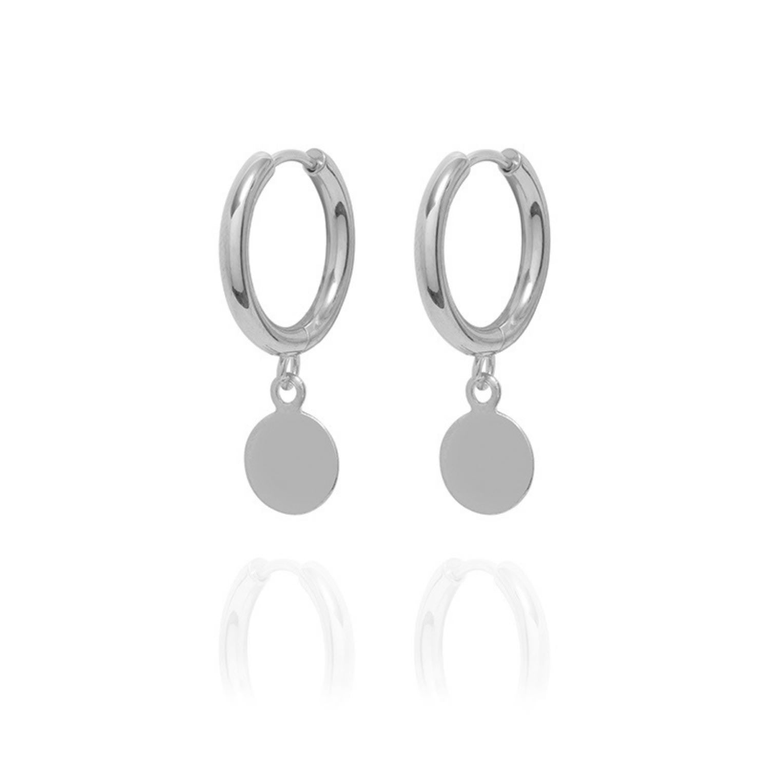 Etta Hoops Silver