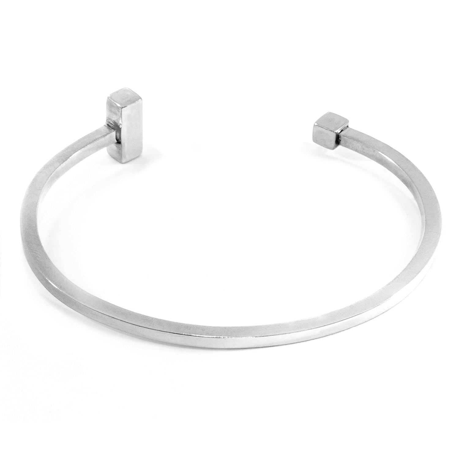 Faris Square Midi Wayfarer Silver Bangle