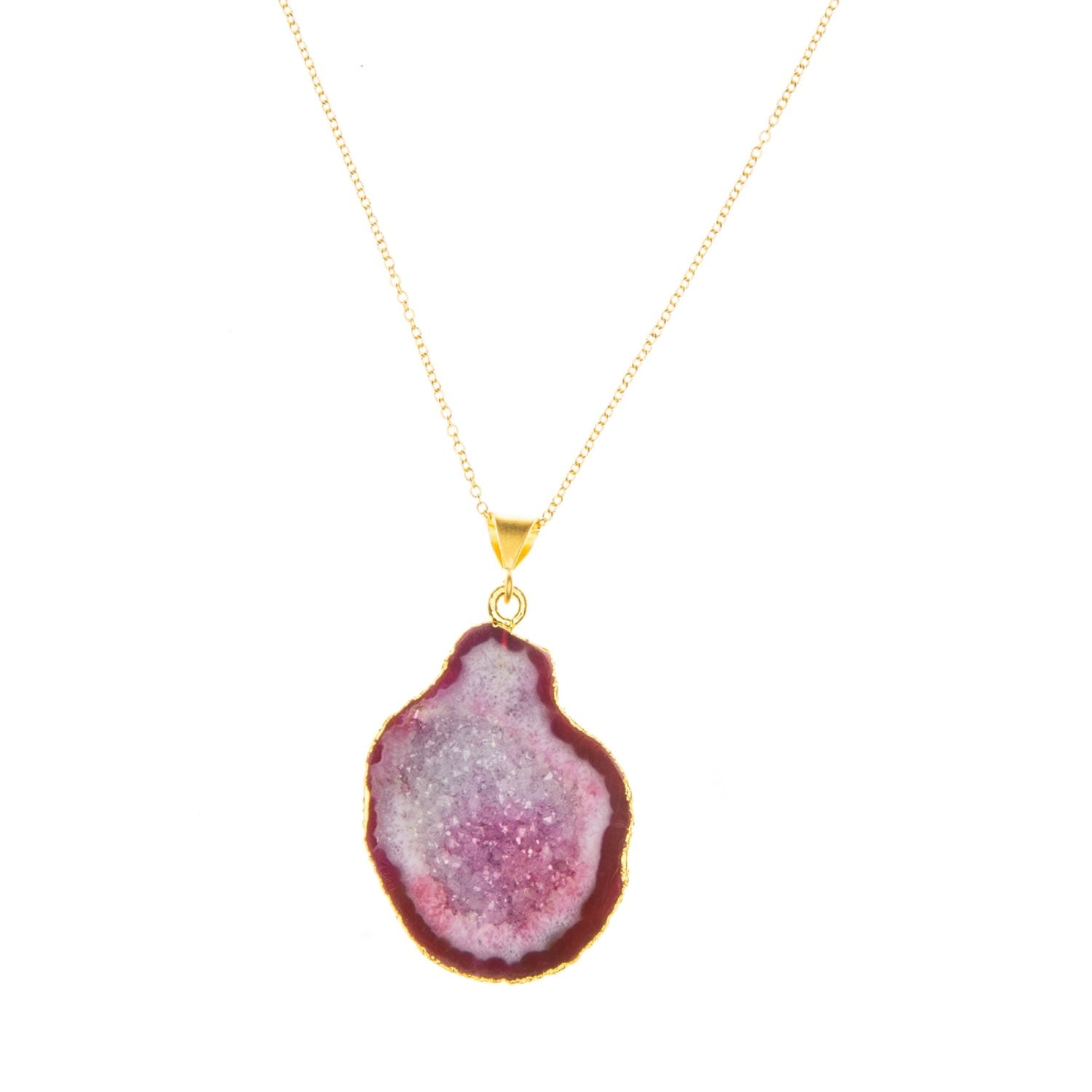 Rocks In The Sky Pink Pendant