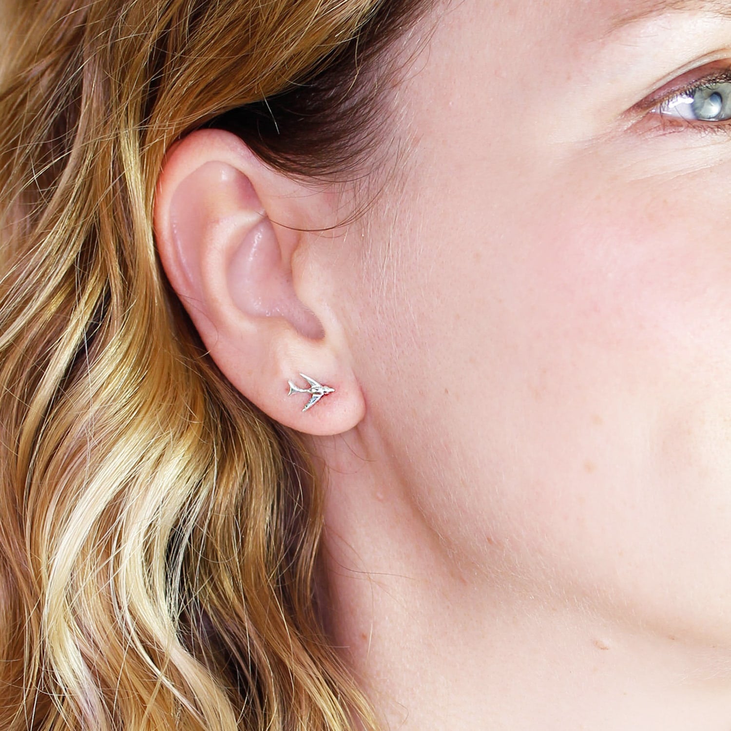 Swallow Earrings Silver