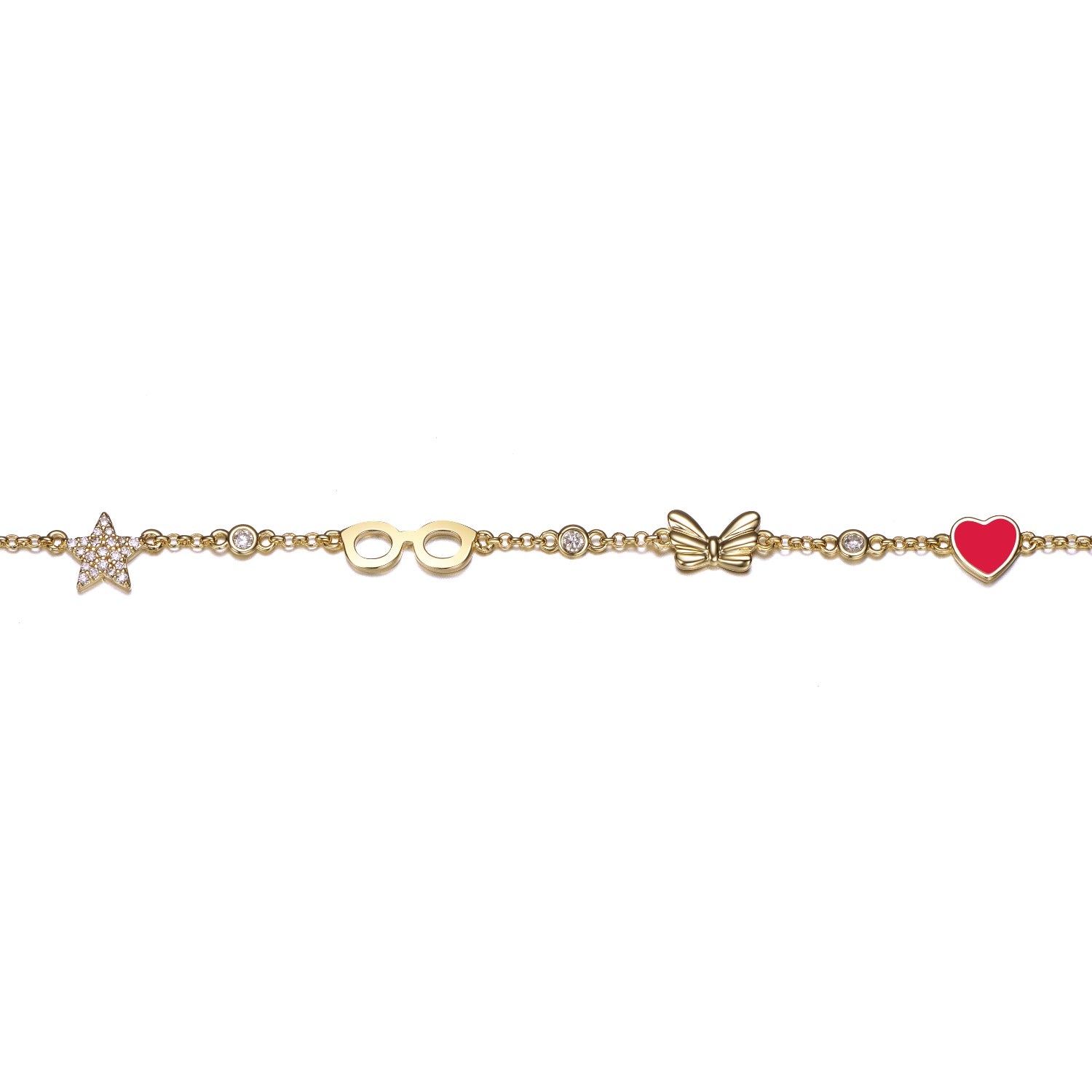 Rachel Glauber Gold Plated Bracelet For Kids-Young Adults