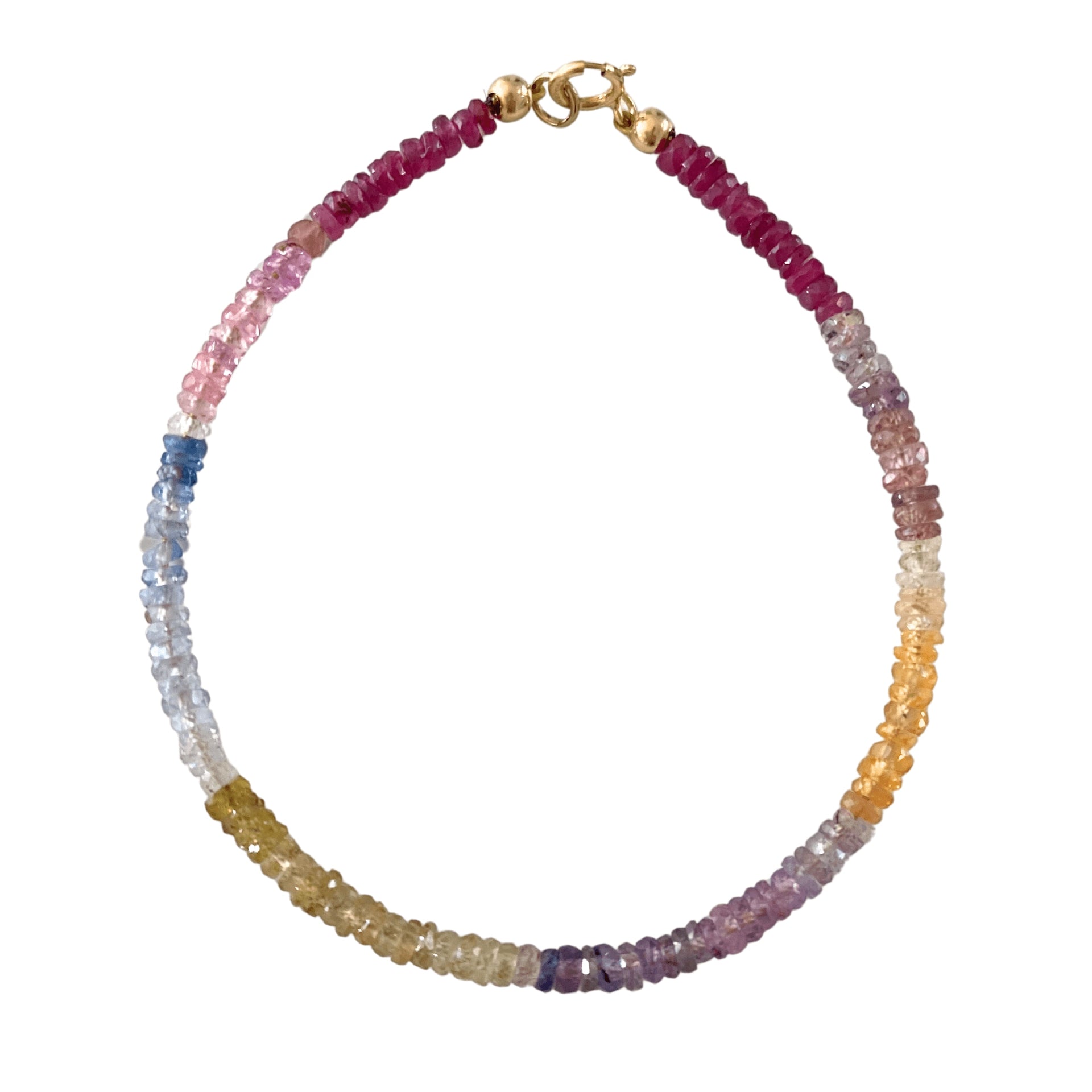 Rainbow Sapphire Bracelet