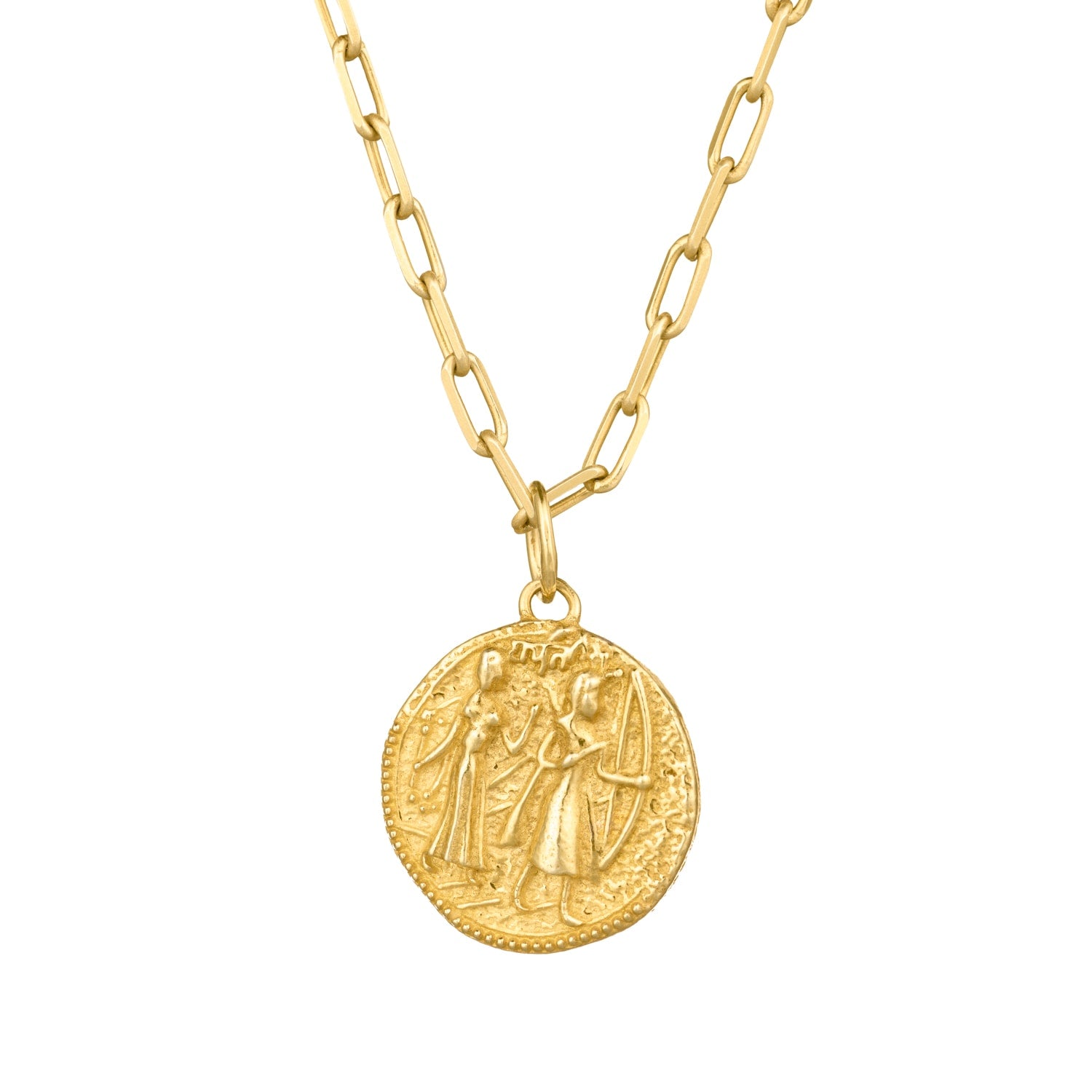 Ram Siya Coin Necklace