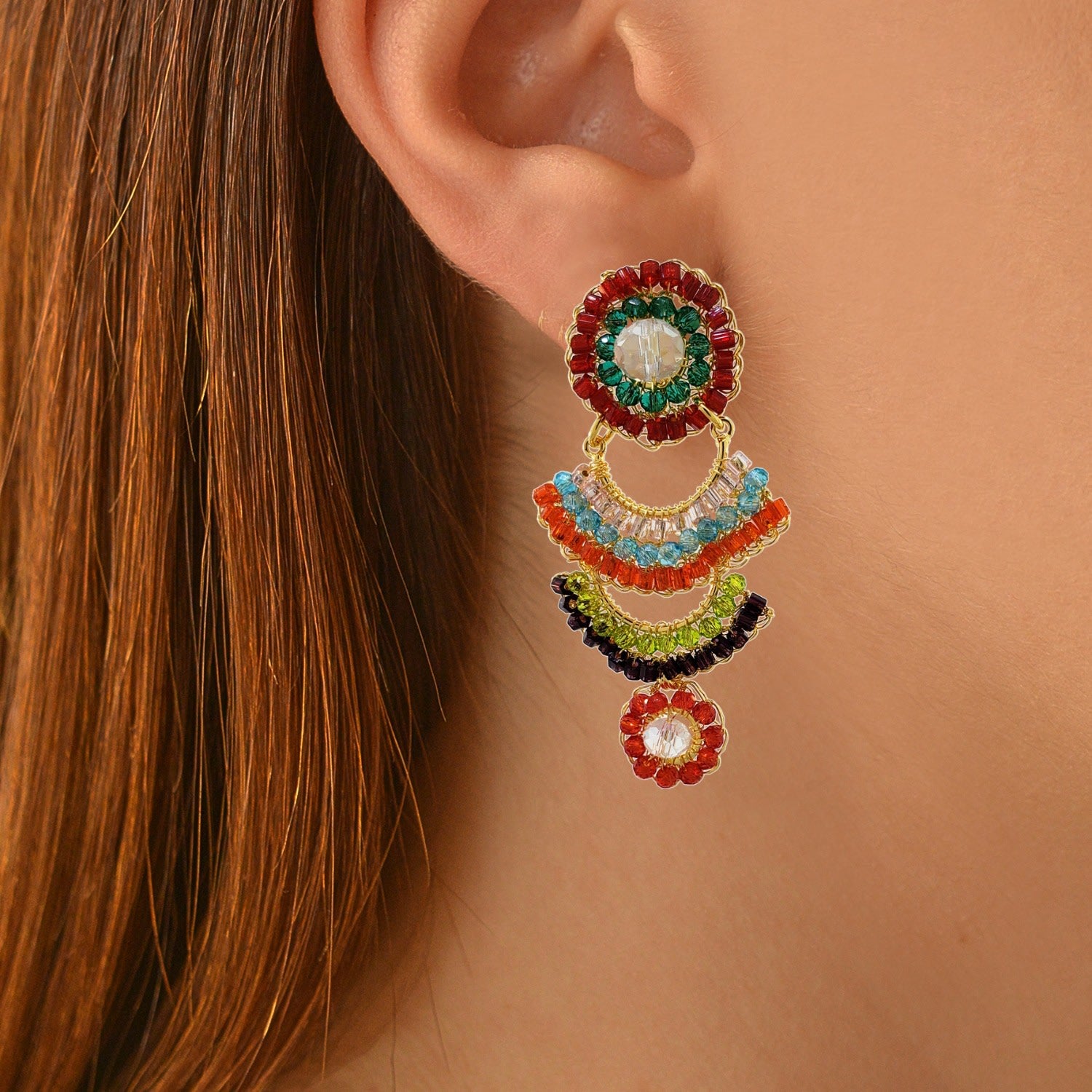 Multicolor Penelope Handmade Earrings