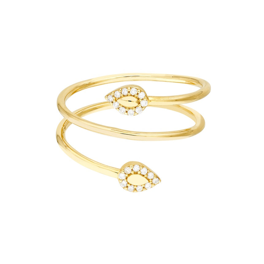 Real Gold Snake Ring