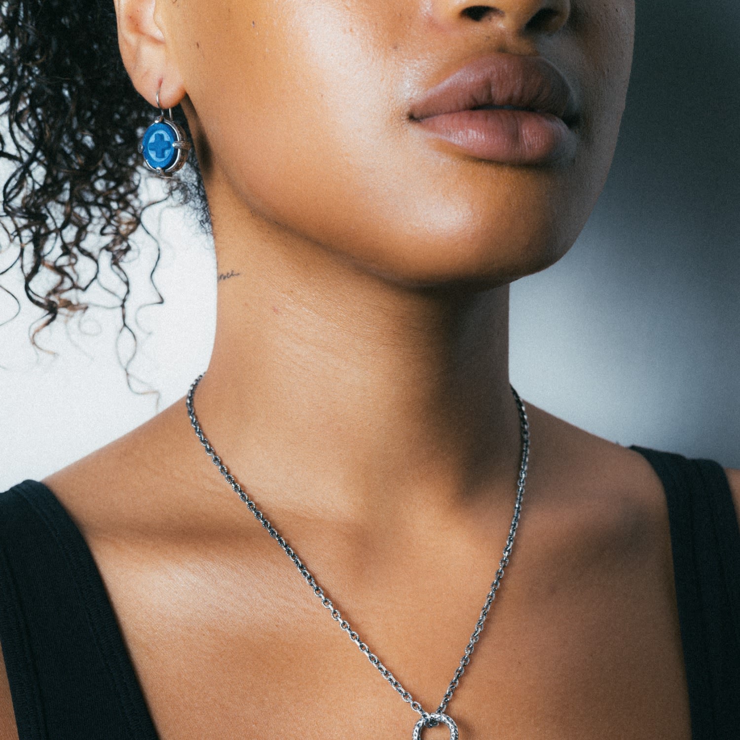 Rebel Rebel - Lapis Earrings