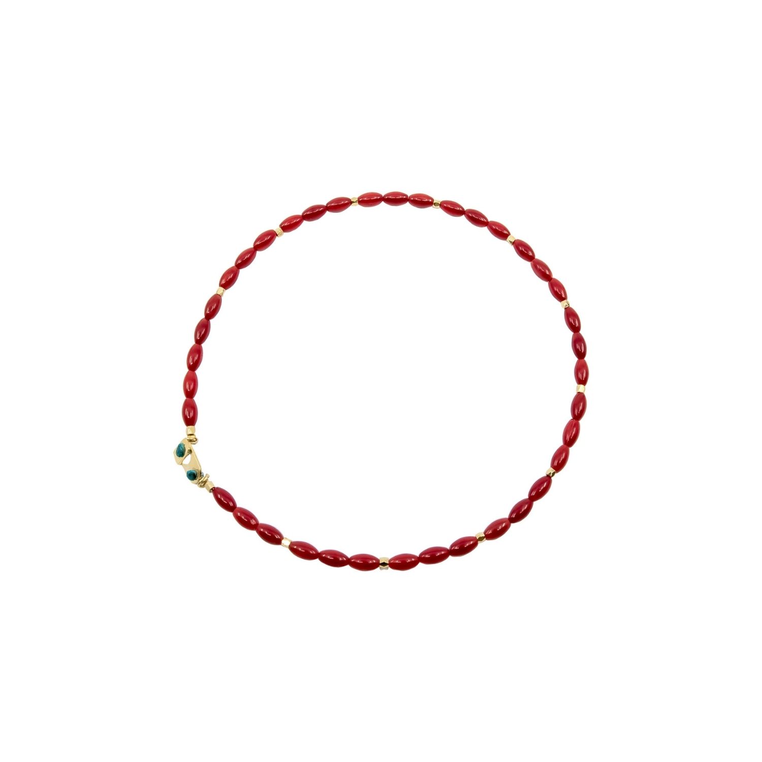 Red Bean - Coral Necklace