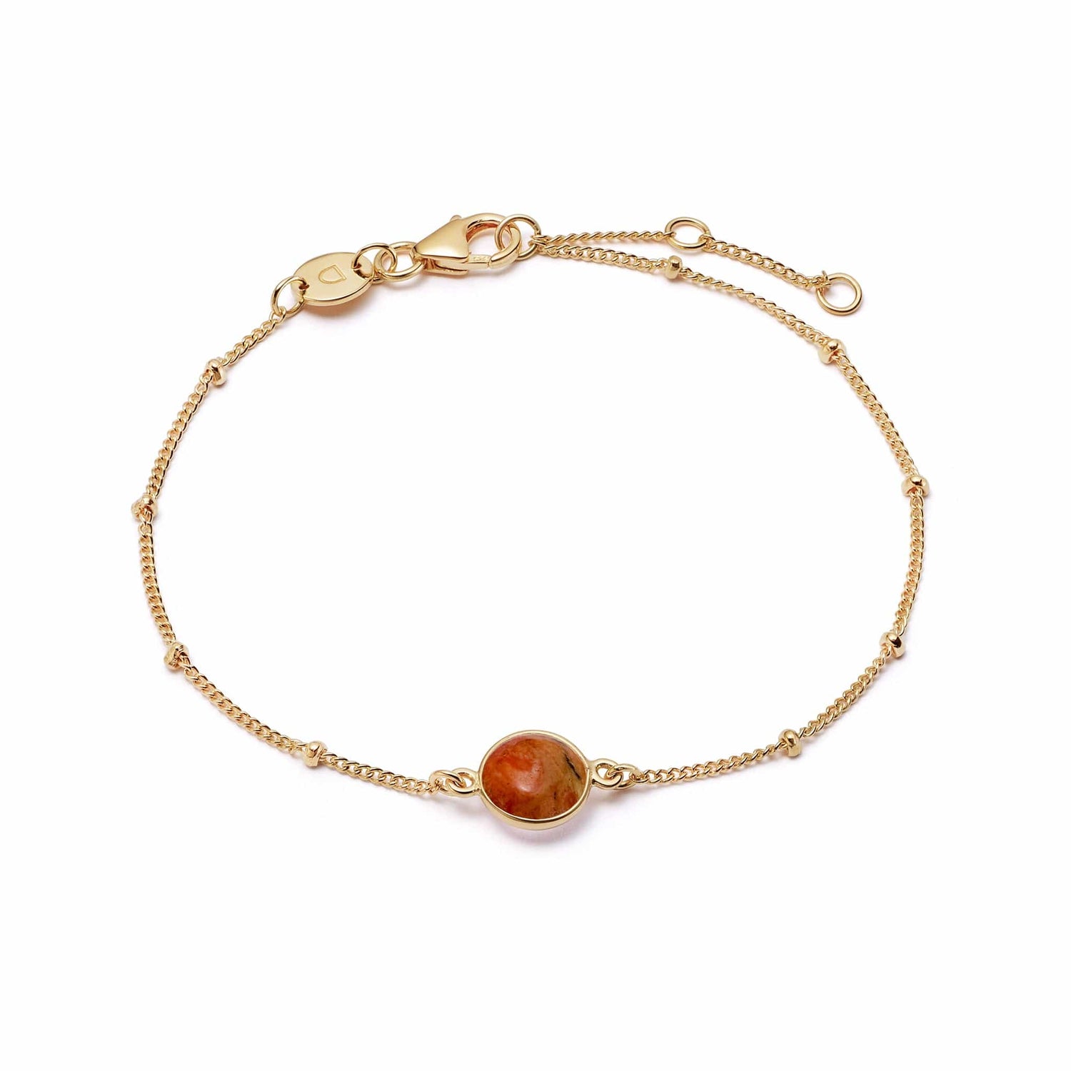 red-coral-healing-stone-bobble-bracelet-18ct-gold-plated-sterling-silver-daisy-london