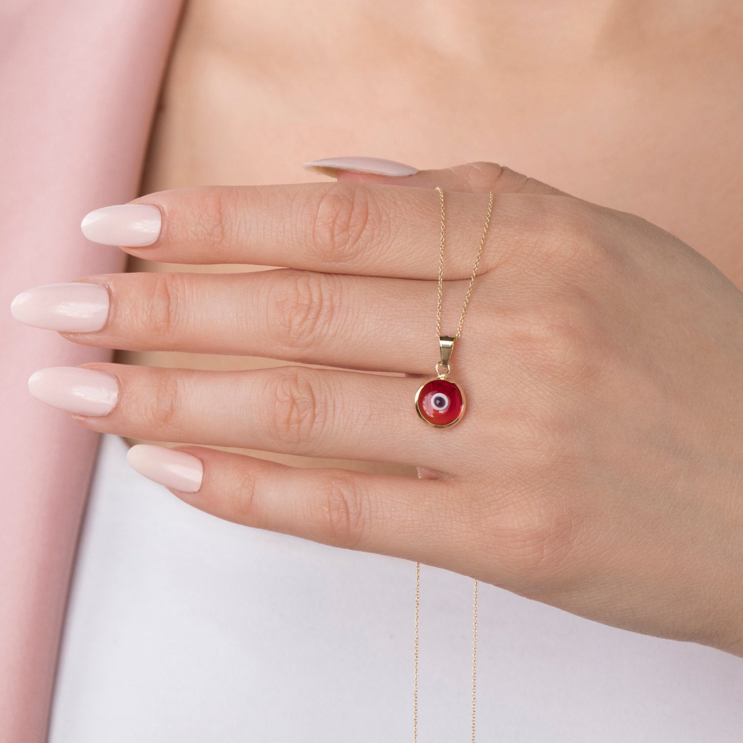 Red Evil Eye Pendant / Your Lucky Charm