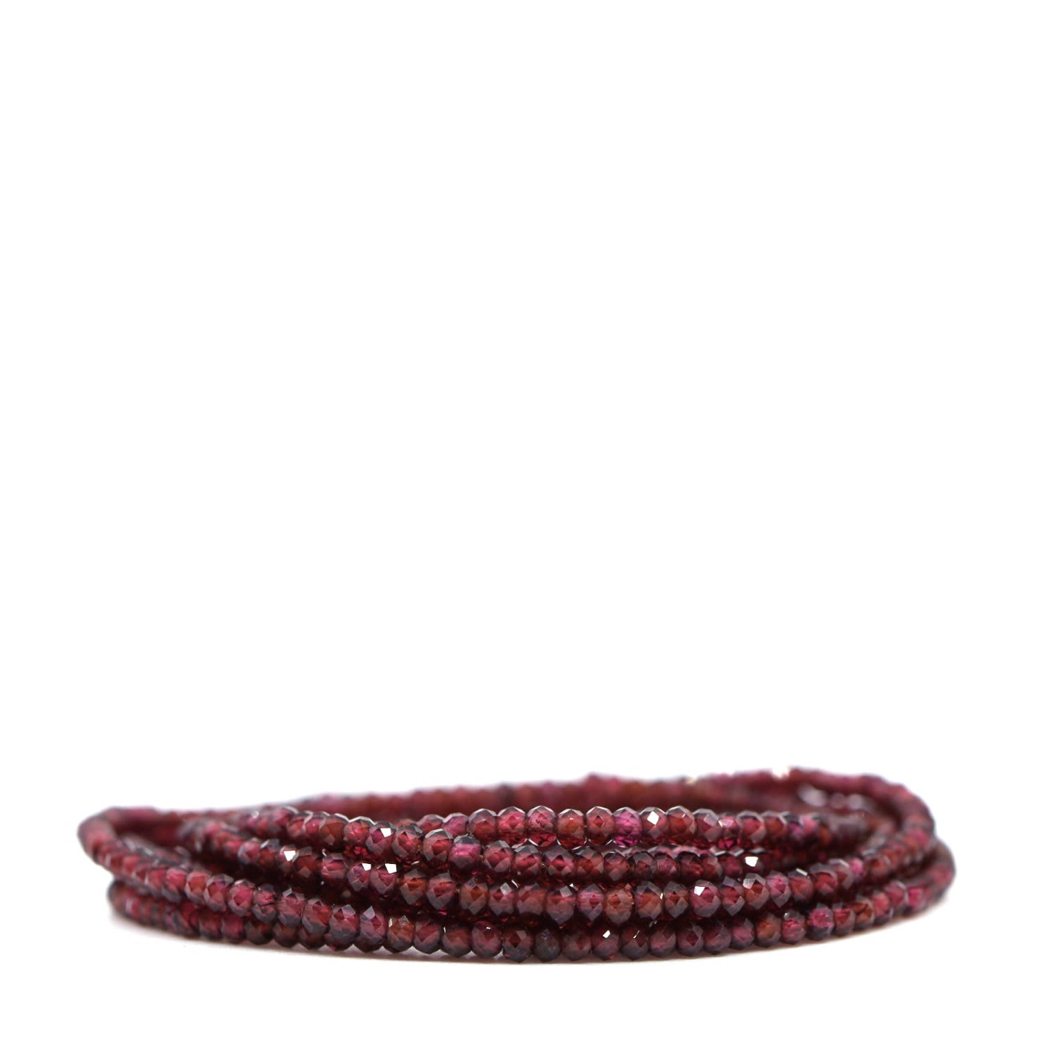 Red Garnet Wrap Bracelet