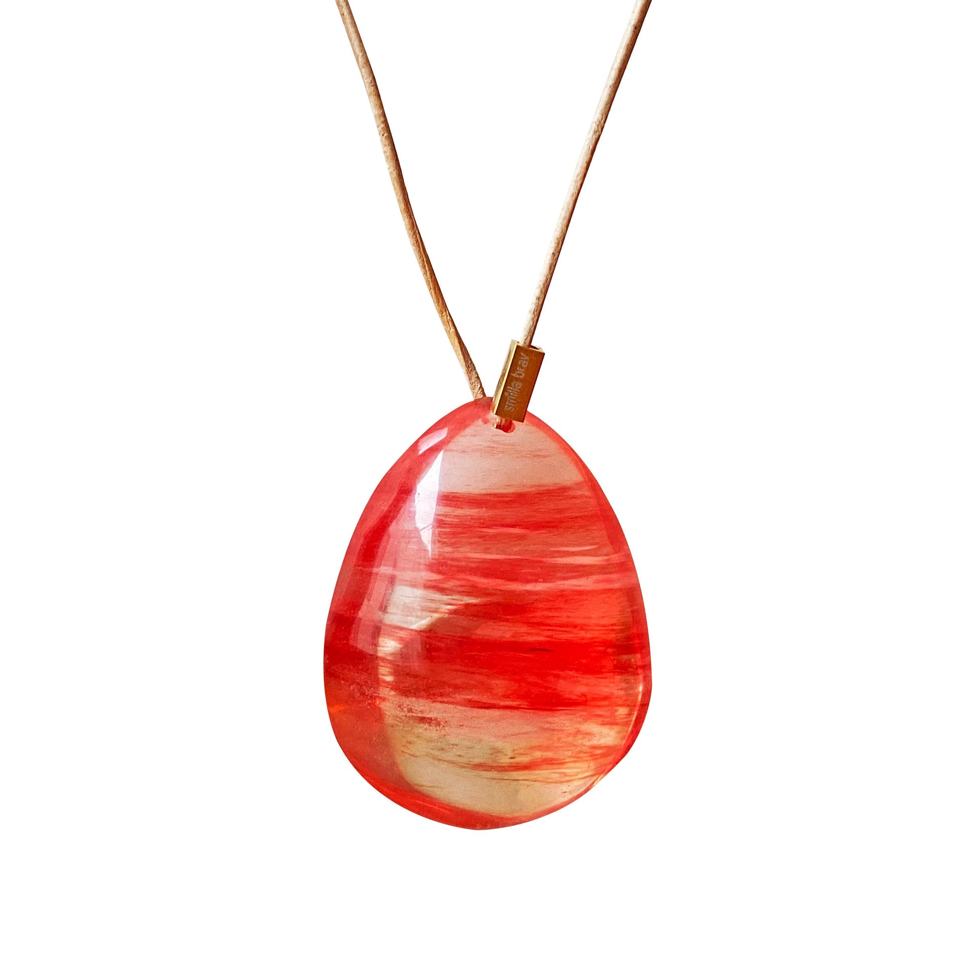 Red Melting Stone Necklace